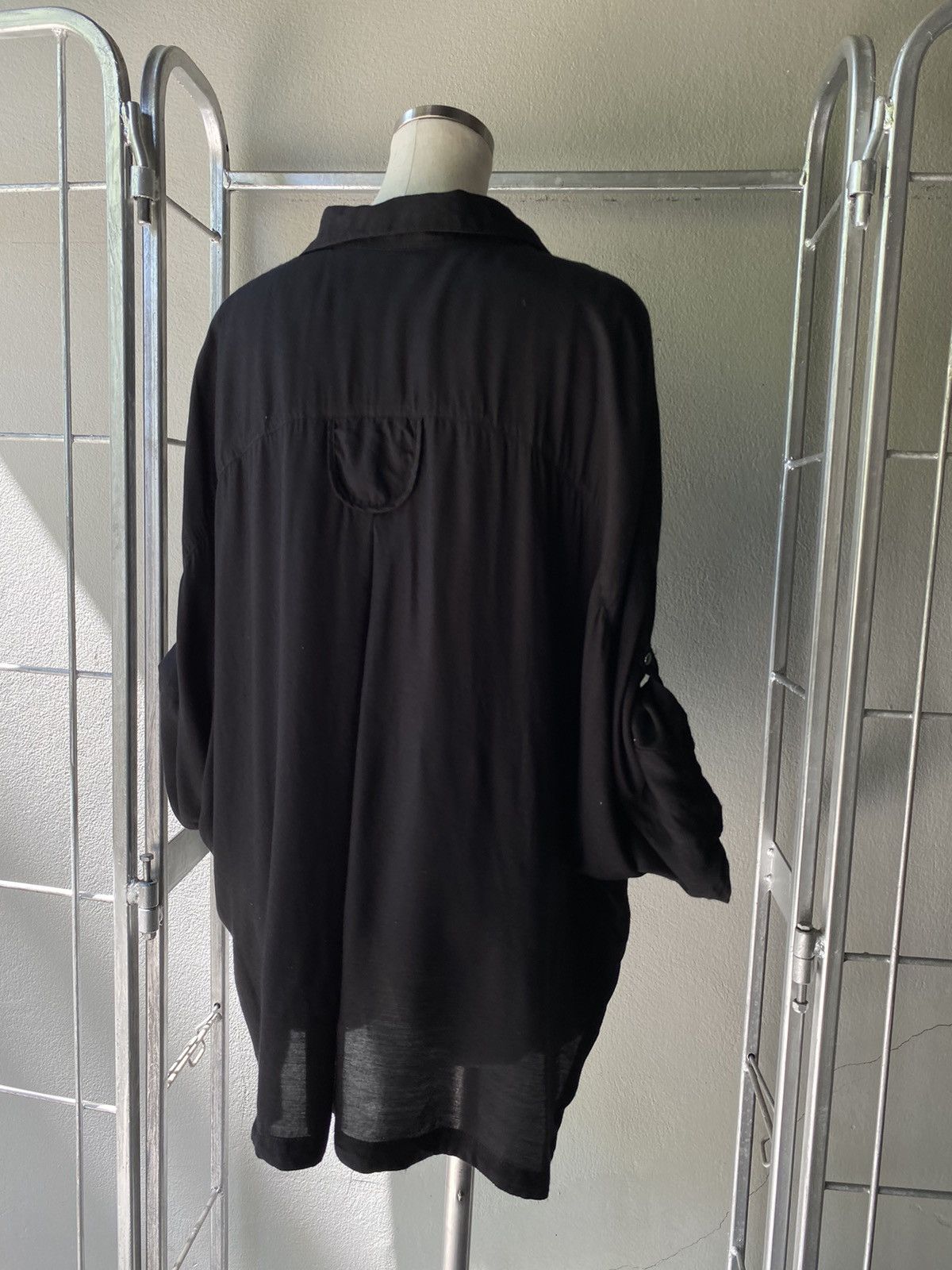 Marithe + Francois Girbaud MARITHE+ FRANÇOIS GIRBAUD Black Blouse Size M / US 6-8 / IT 42-44 - 14 Thumbnail