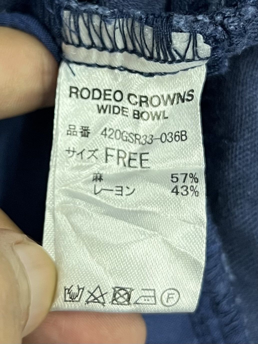 Other VINTAGE RODEO CROWNS WIDE BOWL OVERALLS Size US 41 - 12 Thumbnail