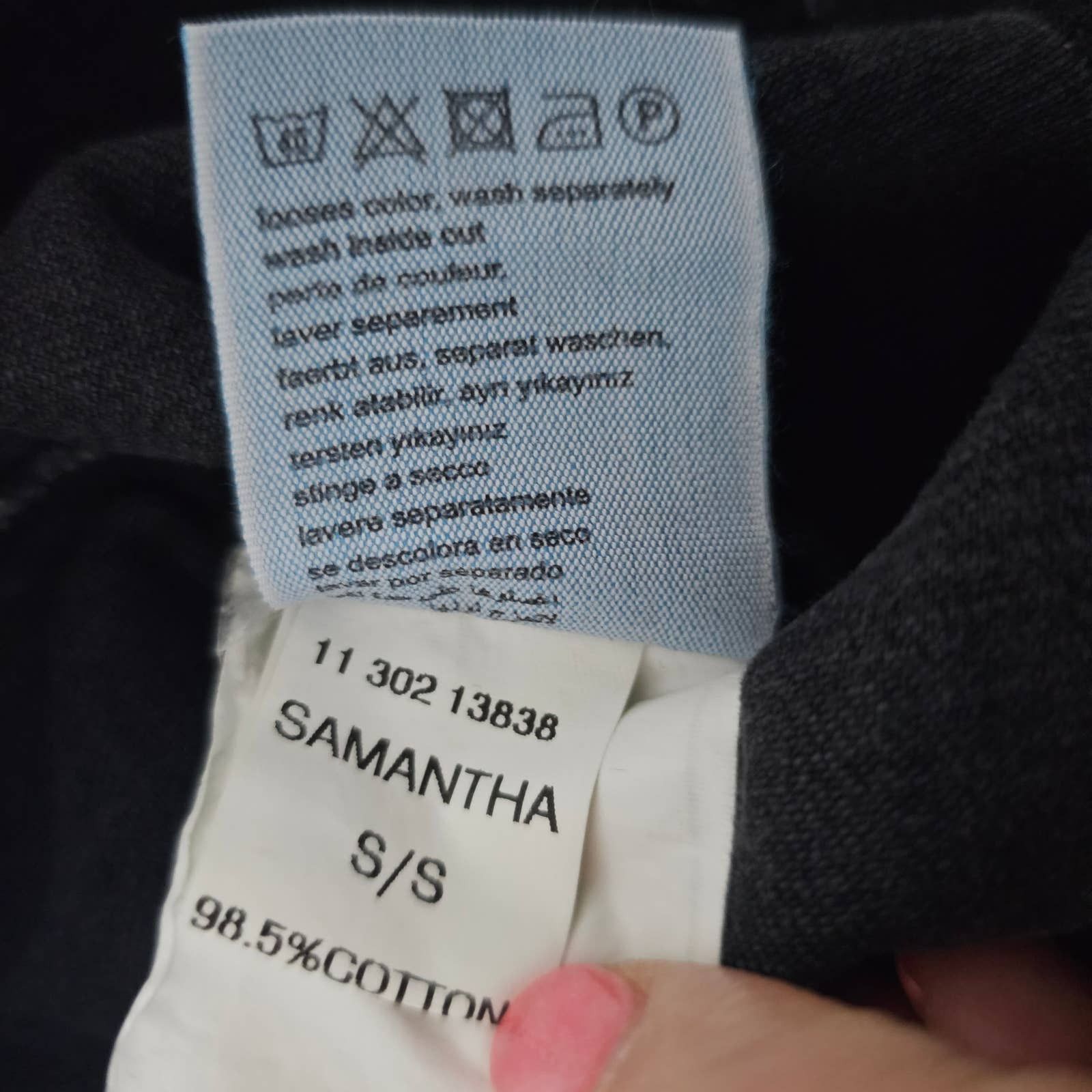 Mavi NWT Mavi Jeans Black Denim Jacket Sample Size Small Size S / US 4 / IT 40 - 8 Thumbnail