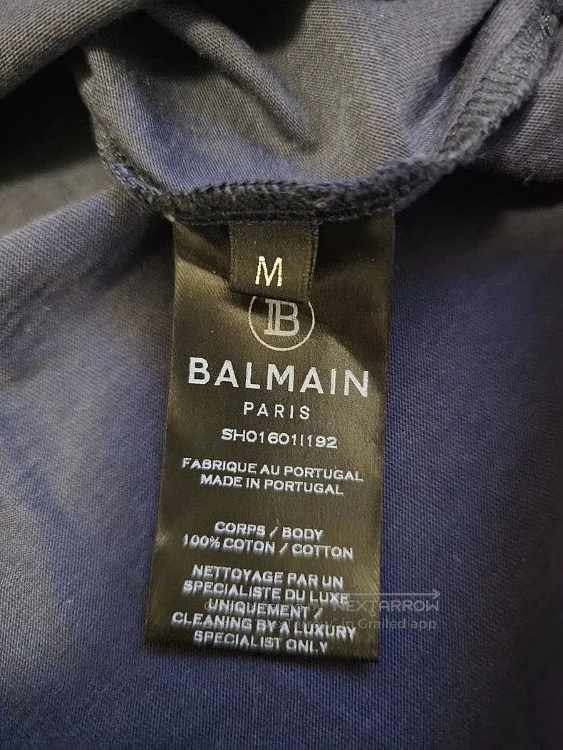 Balmain Balmain Paris Logo Short Sleeve T. Size US M / EU 48-50 / 2 - 5 Thumbnail
