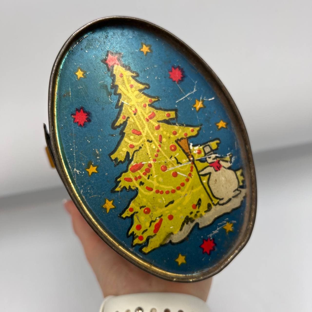Vintage 1959 Vintage USSR Christmas Kids Toy Candy Box Bag Kharkov Size ONE SIZE - 3 Thumbnail