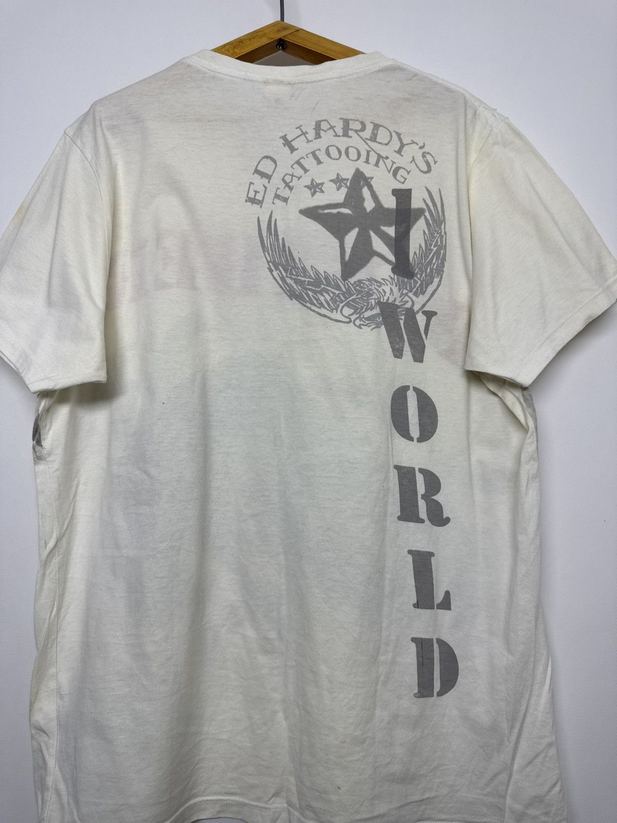 Ed Hardy Vintage Y2k Ed Hardy Panter 🔥 Big Logo T-Shirt 00’s Size XL / US 12-14 / IT 48-50 - 5 Thumbnail