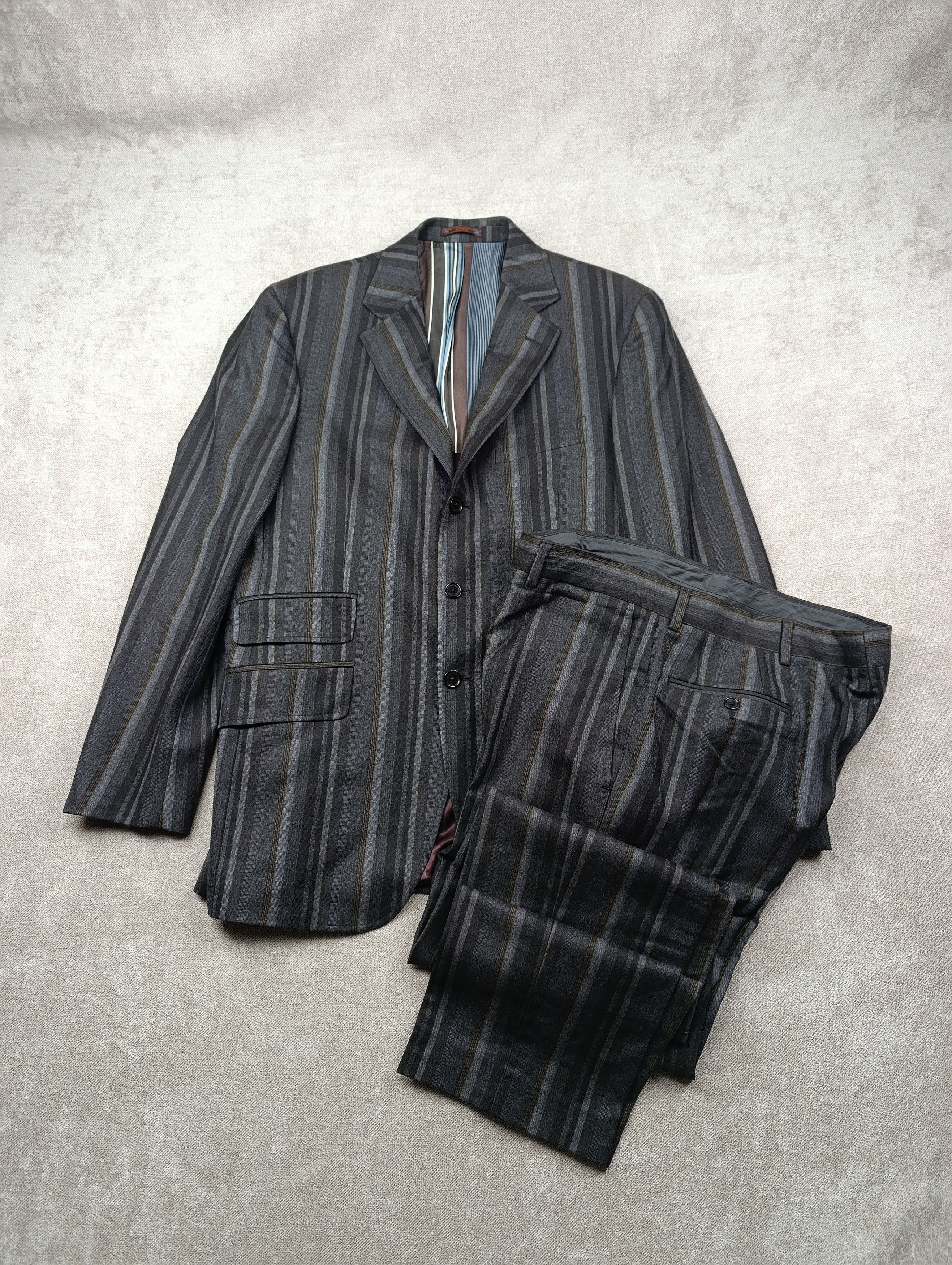 Etro Milano Mens Wool classic suit size 50 Jacket+Trousers