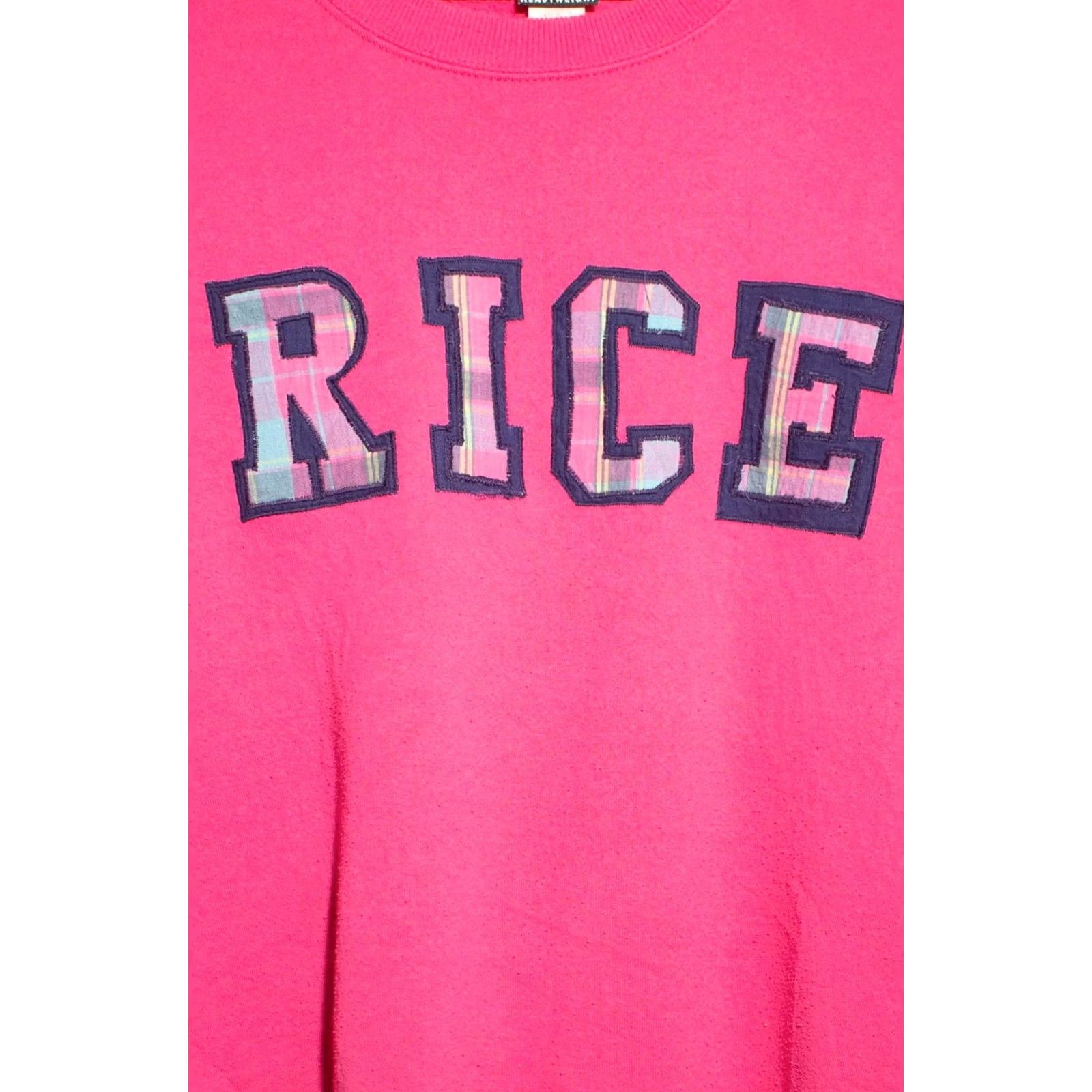 Lee VINTAGE Lee Rice University Sweatshirt 1990s Pink X-Large Long Sleeve Mens Size US XL / EU 56 / 4 - 2 Thumbnail