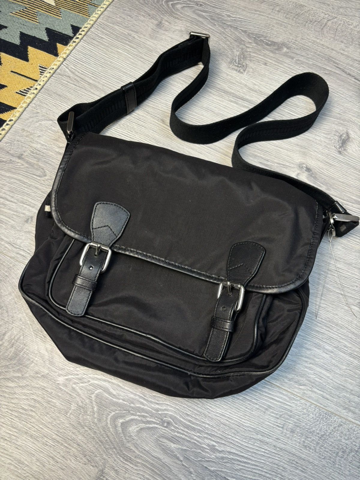 Bally Bally Luxury nylon leather shoulder bag black Size ONE SIZE - 2 Thumbnail