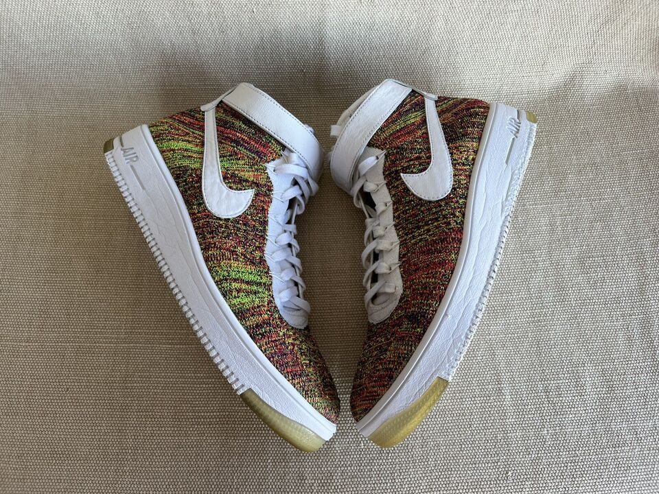 Nike Nike Air Force 1 Sneakers Fabric Multicolor Size 44.5 Size US 11.5 / EU 44-45 - 4 Thumbnail