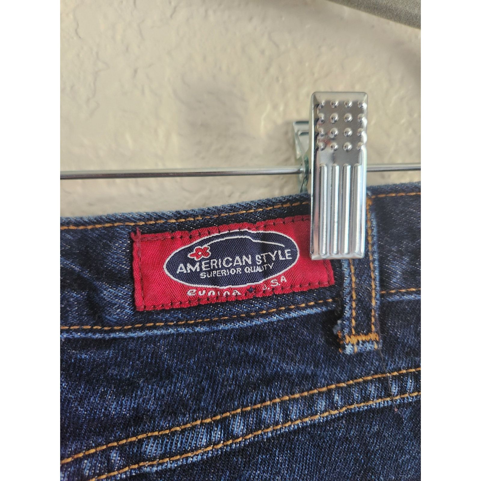 Blk Dnm Y2k Eunina American Style U.S.A Dark Wash Denim Jeans 9 Size 30" / US 8 / IT 44 - 6 Thumbnail