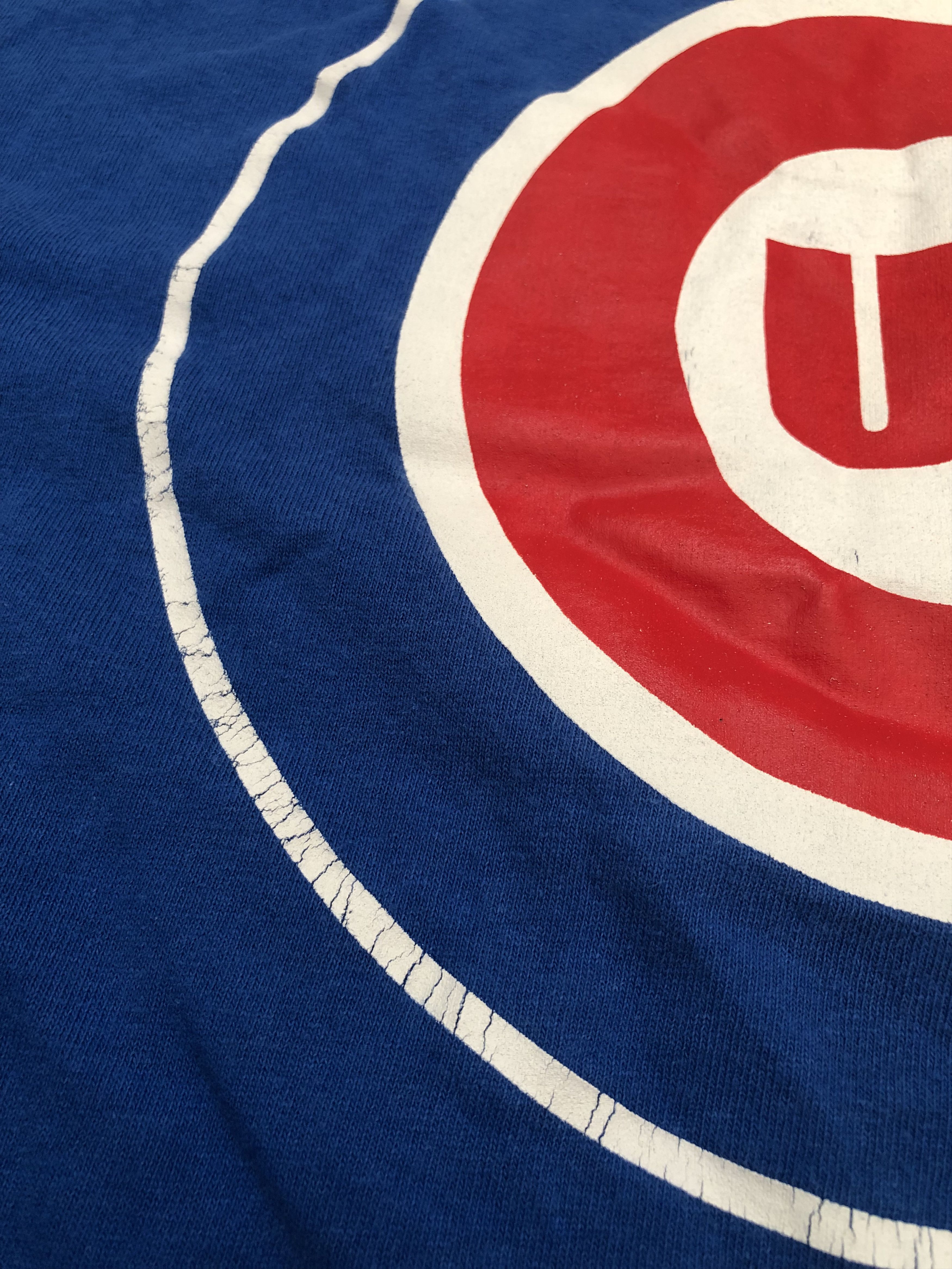 MLB × Vintage Vintage MLB Chicago Cubs Big Logo Tshirt Size US L / EU 52-54 / 3 - 4 Thumbnail