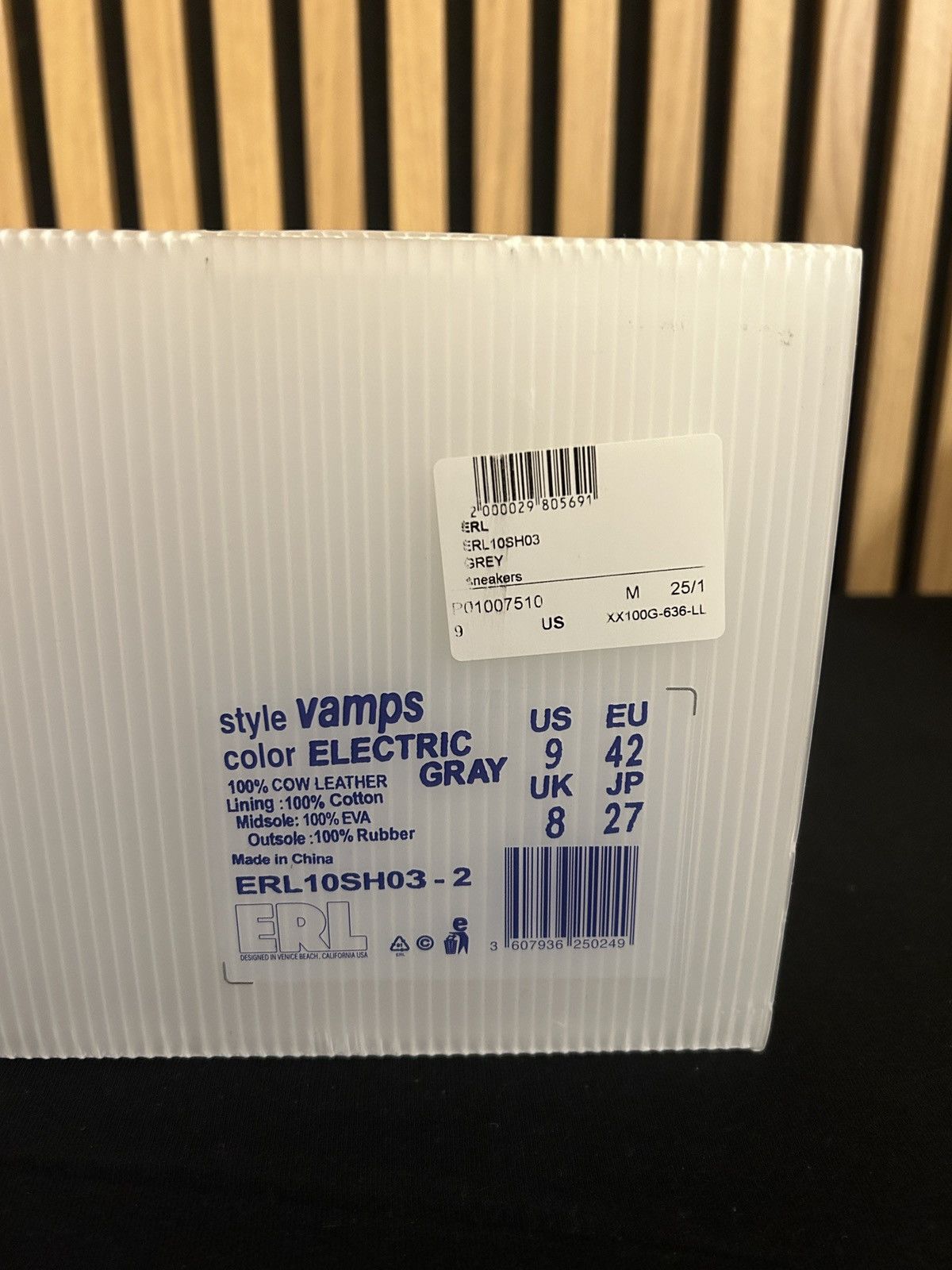 ERL ERL Vamp Sneakers in Electric Grey Size US 9 / EU 42 - 9 Thumbnail