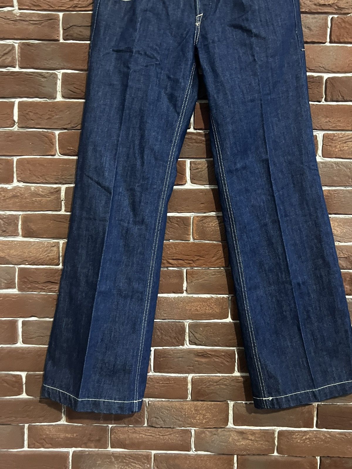 Diesel Vintage 00s Diesel Flared Denim Pants DSWT Avant garde Hype Size US 29 - 4 Thumbnail