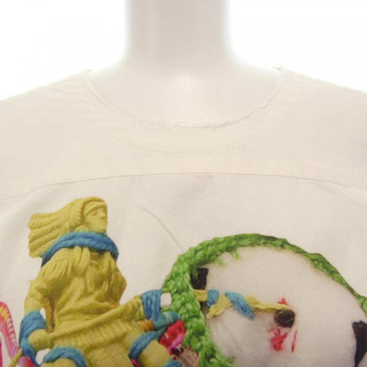 Comme des Garcons Shirt Cotton Allover Pattern Button Long Length White Size US XS / EU 42 / 0 - 3 Thumbnail