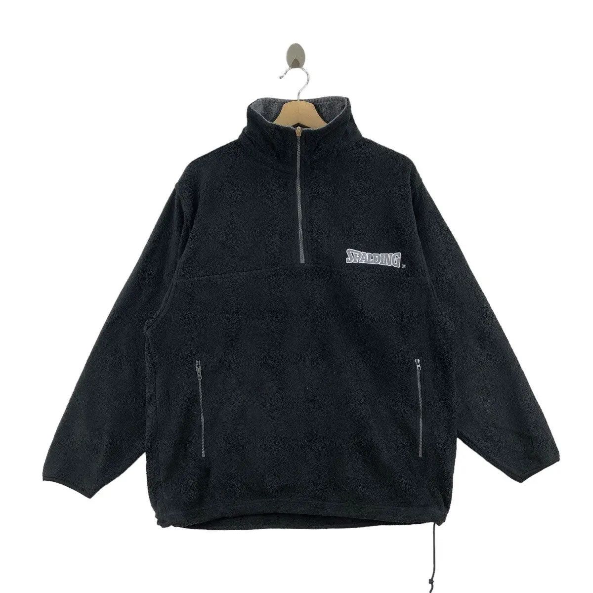 Vintage SPALDING TENNIS BASKETBALL Outdoor Fleece Jacket