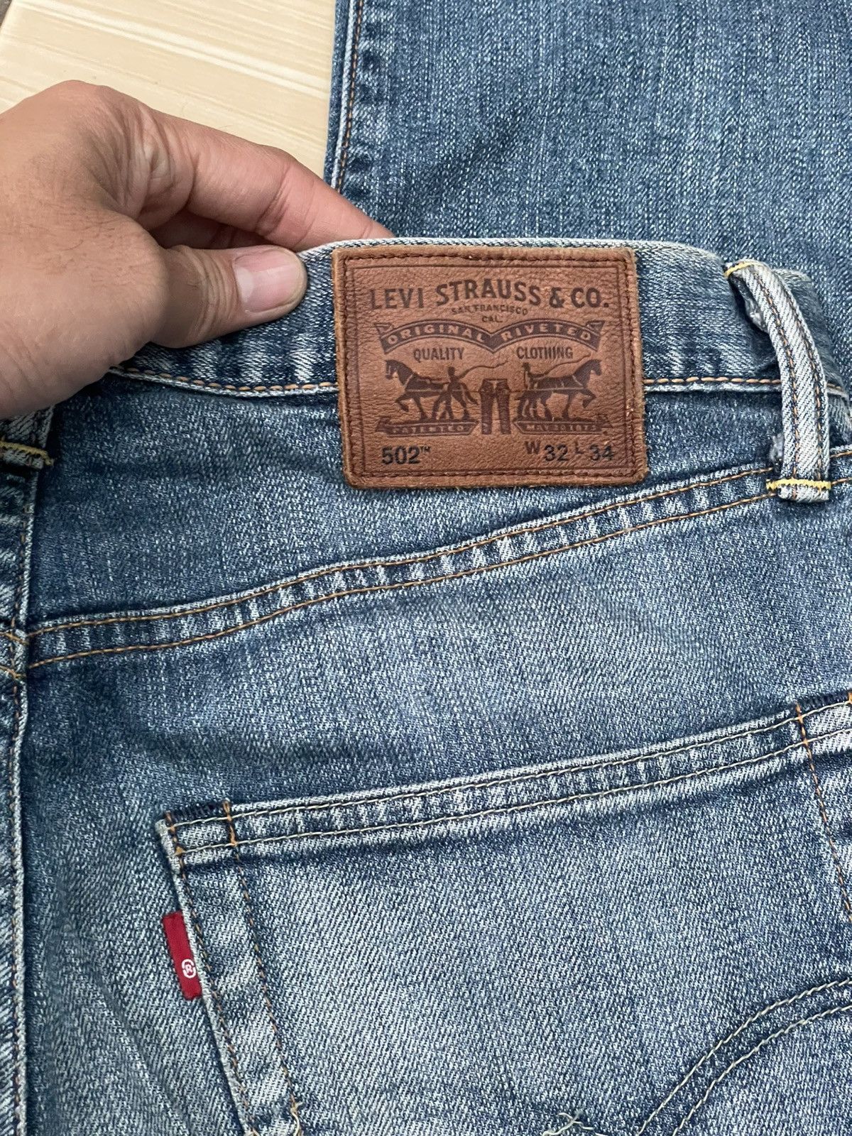 Levi's Vintage Clothing Levis selvedge Made in japan distressed Size US 33 - 4 Thumbnail