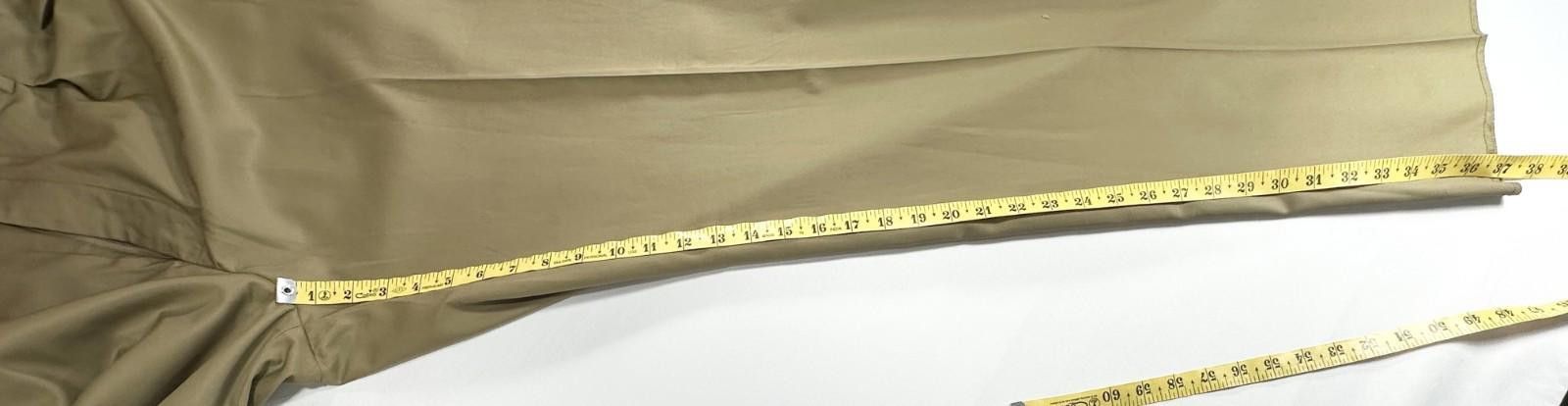 Other Royal Khaki Unhemmed Straight Leg Chinos Brown Mens 40/37 Size US 40 / EU 56 - 5 Thumbnail