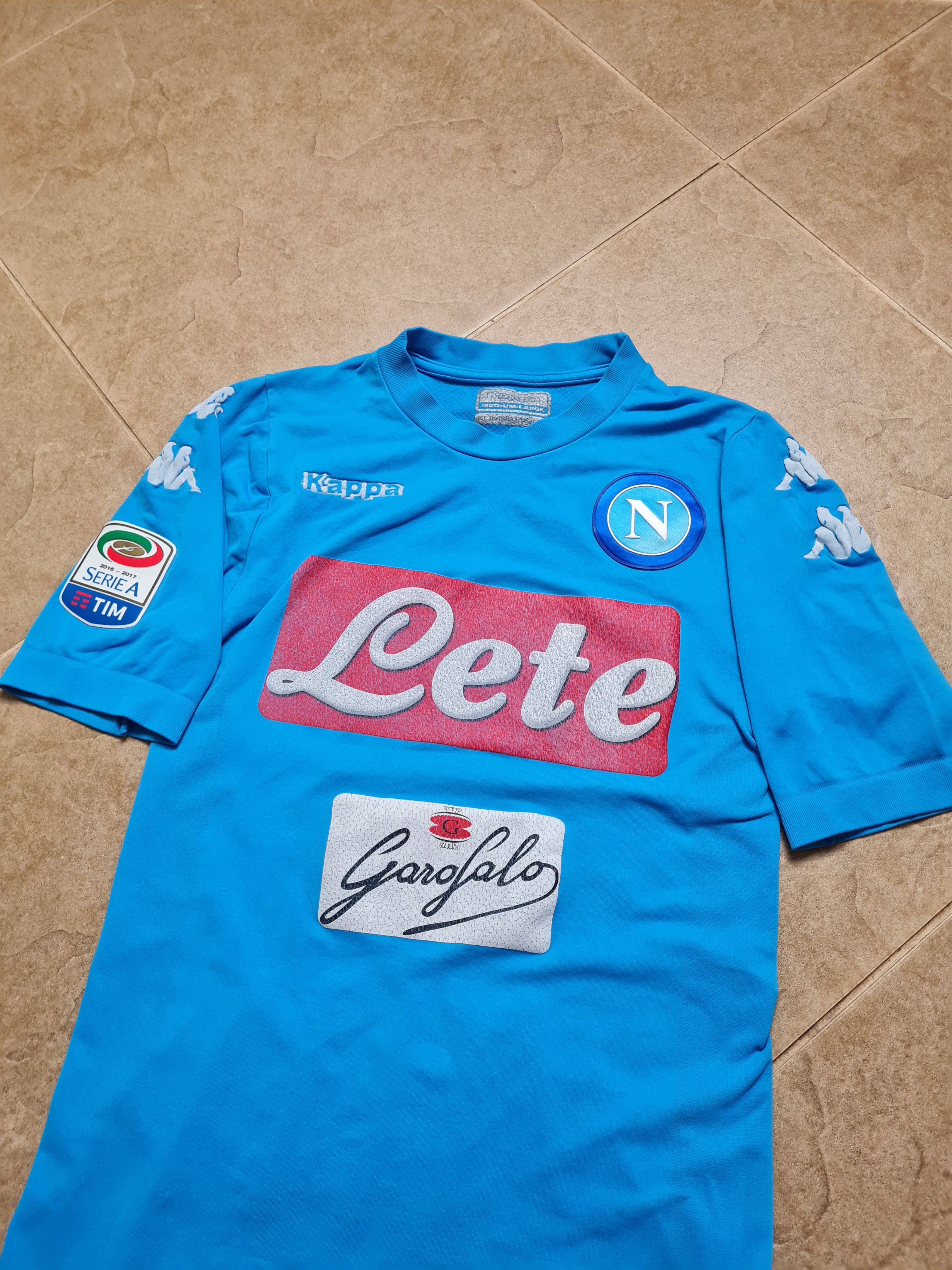 Kappa FOOTBALL JERSEY NAPOLI 2016/2017 HOME SOCCER SHIRT KAPPA Size US M / EU 48-50 / 2 - 10 Thumbnail