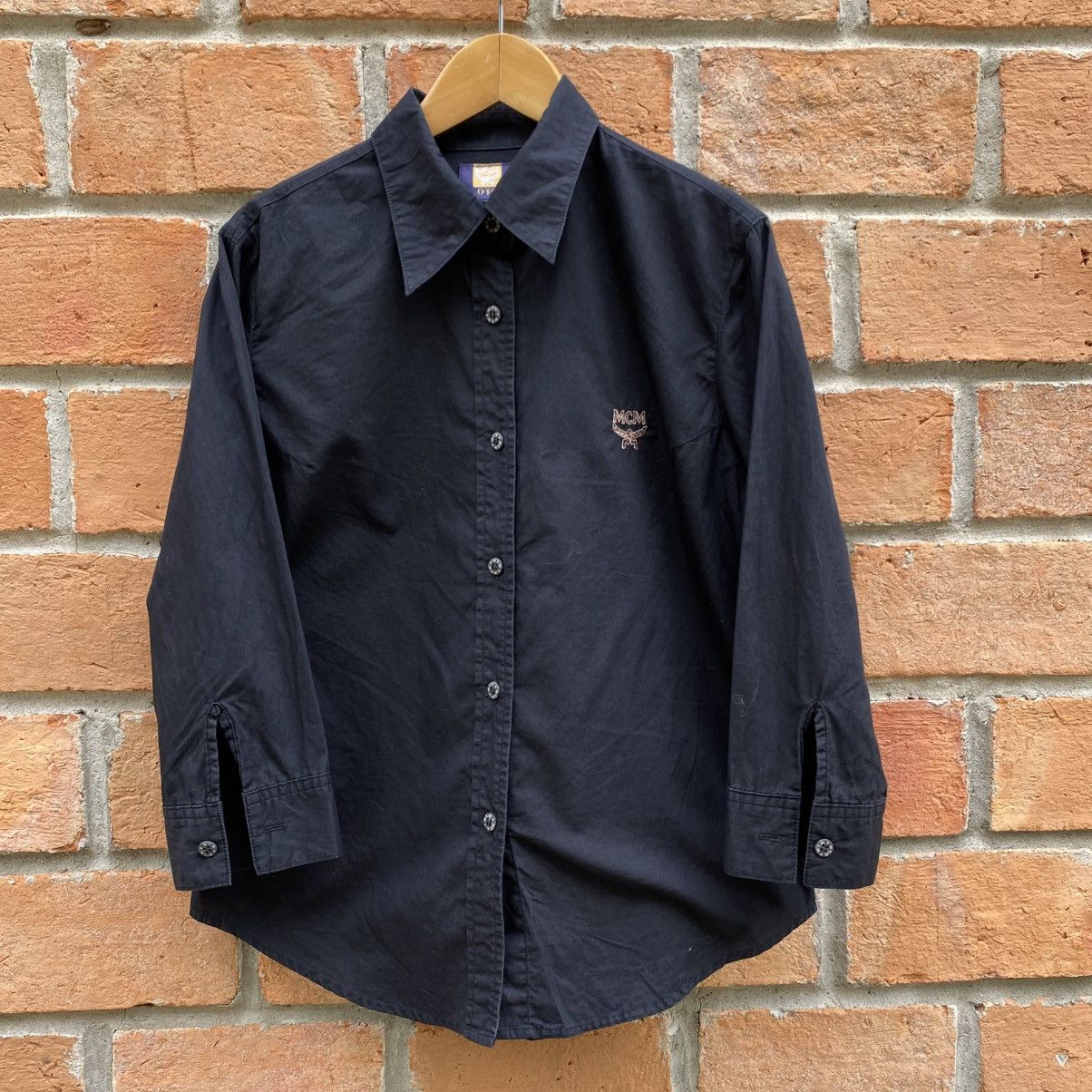 MCM MCM Black Logo Shirt Size M / US 6-8 / IT 42-44 - 6 Thumbnail