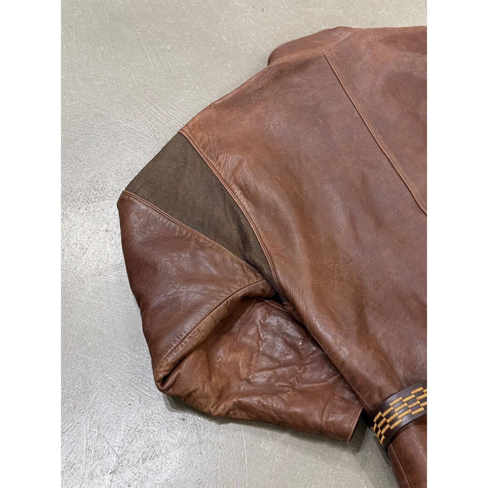 Versace 1980s Gianni Versace metallic chainmail leather jacket Size US S / EU 44-46 / 1 - 3 Thumbnail