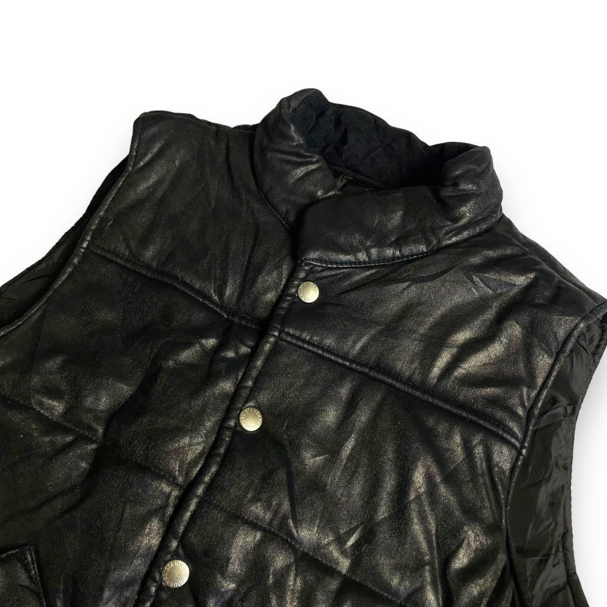 If Six Was Nine × Japanese Brand × Journal Standard 🇯🇵 JOURNAL STANDARD LEATHER PUFFER VEST Size US S / EU 44-46 / 1 - 4 Thumbnail