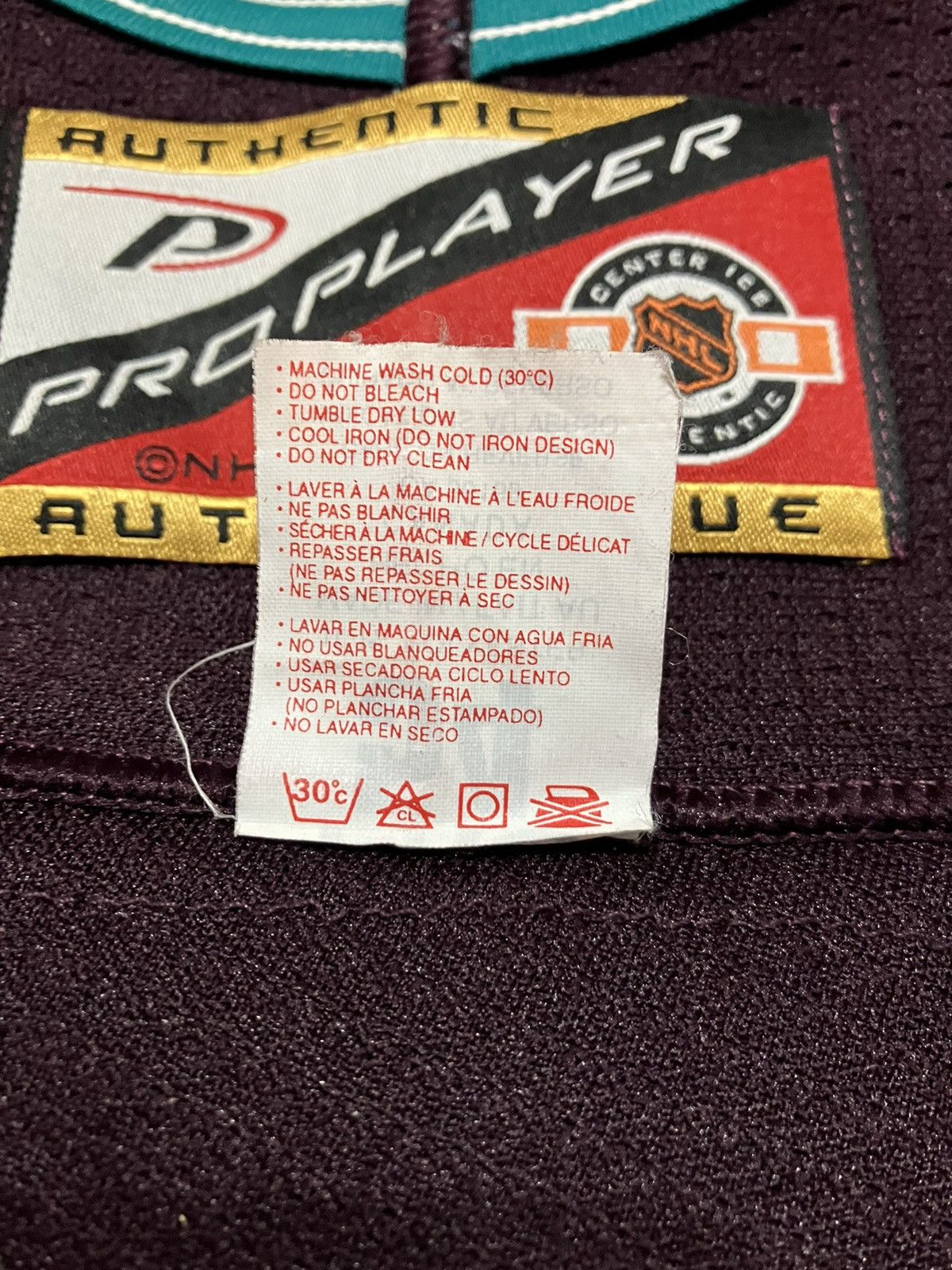 NHL Anaheim Mighty Ducks Pro Player Authentic NHL Hockey Jersey Size US XXL / EU 58 / 5 - 10 Thumbnail