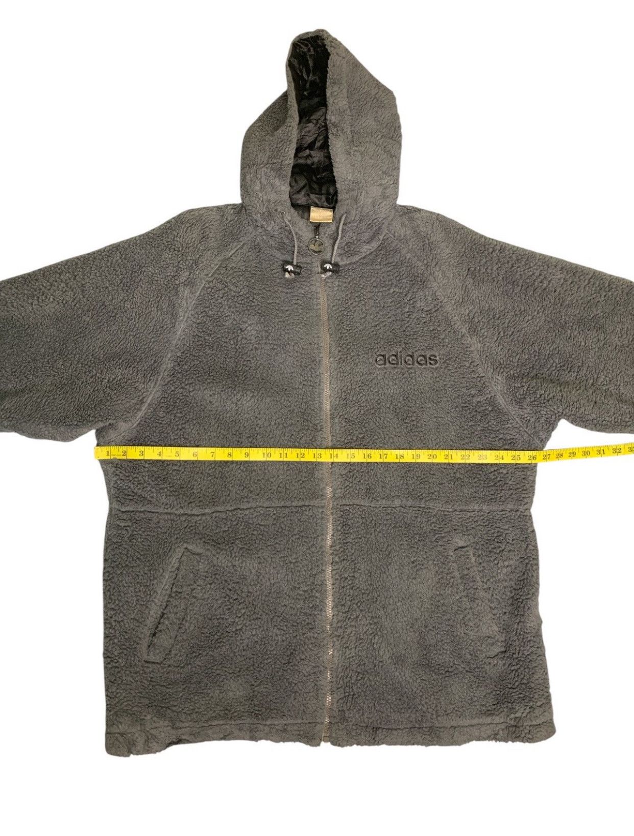 Adidas Rare Design Vintage Adidas Fleece Zip up Hoodie Size US XL / EU 56 / 4 - 12 Thumbnail