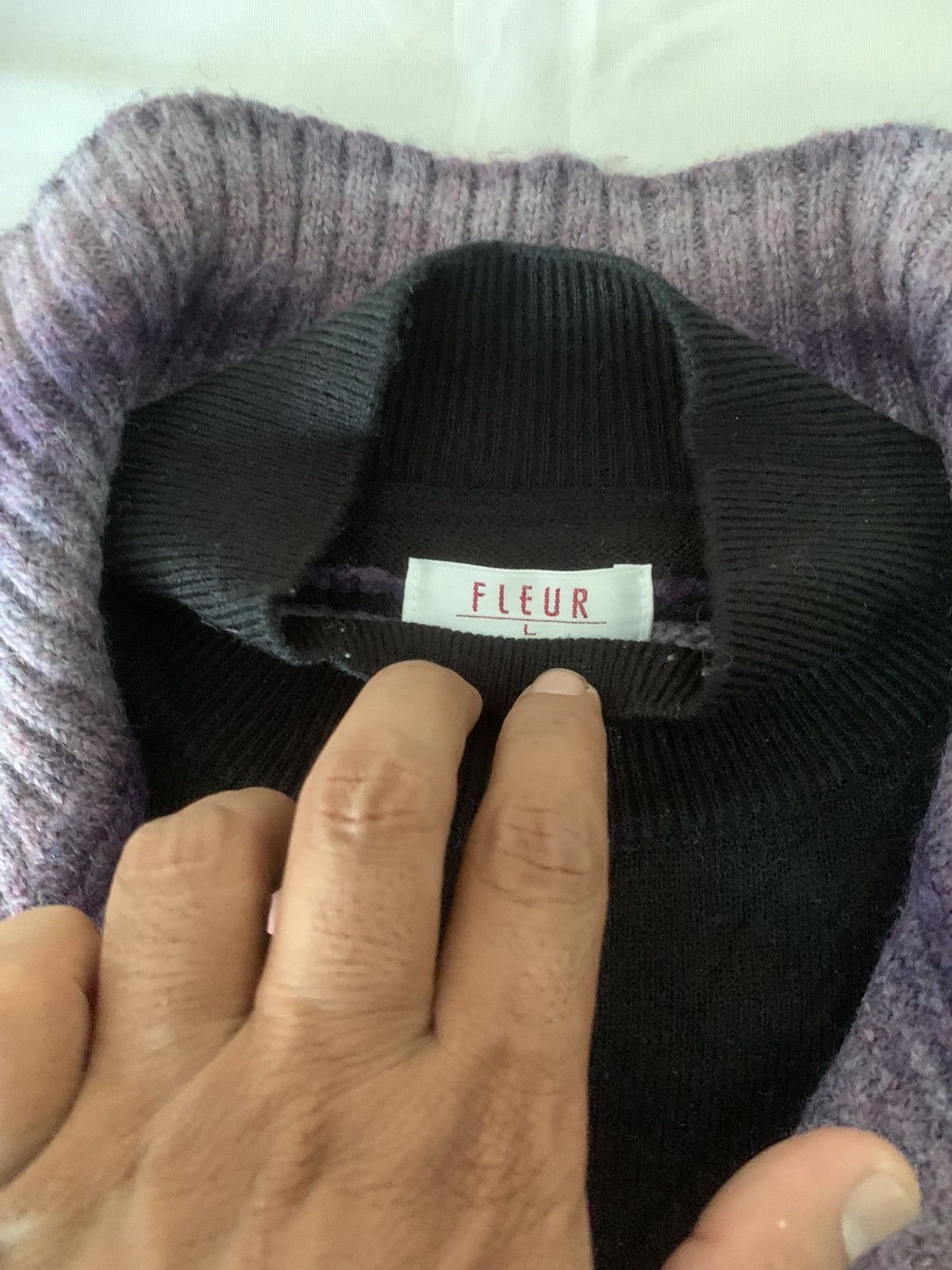 Japanese Brand Japanese Double Layer Fleur Long Sleeve LGB Style Knitwear Size US L / EU 52-54 / 3 - 6 Thumbnail