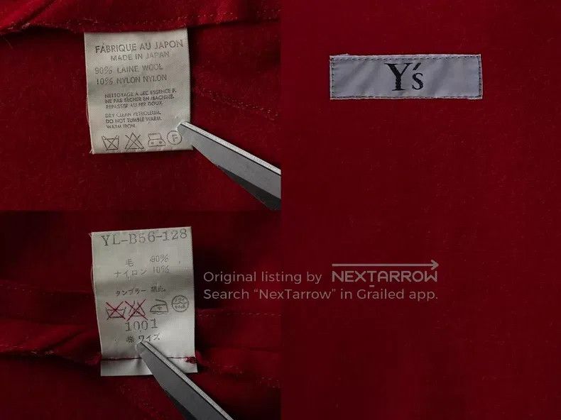 Yohji Yamamoto Yohji Yamamoto 2000AW Rare Red Jacket Size US M / EU 48-50 / 2 - 9 Thumbnail