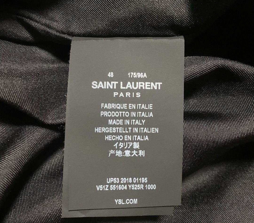 Saint Laurent Paris saint laurent Marrakech Jukebox Velvet Jacket Size US M / EU 48-50 / 2 - 3 Thumbnail