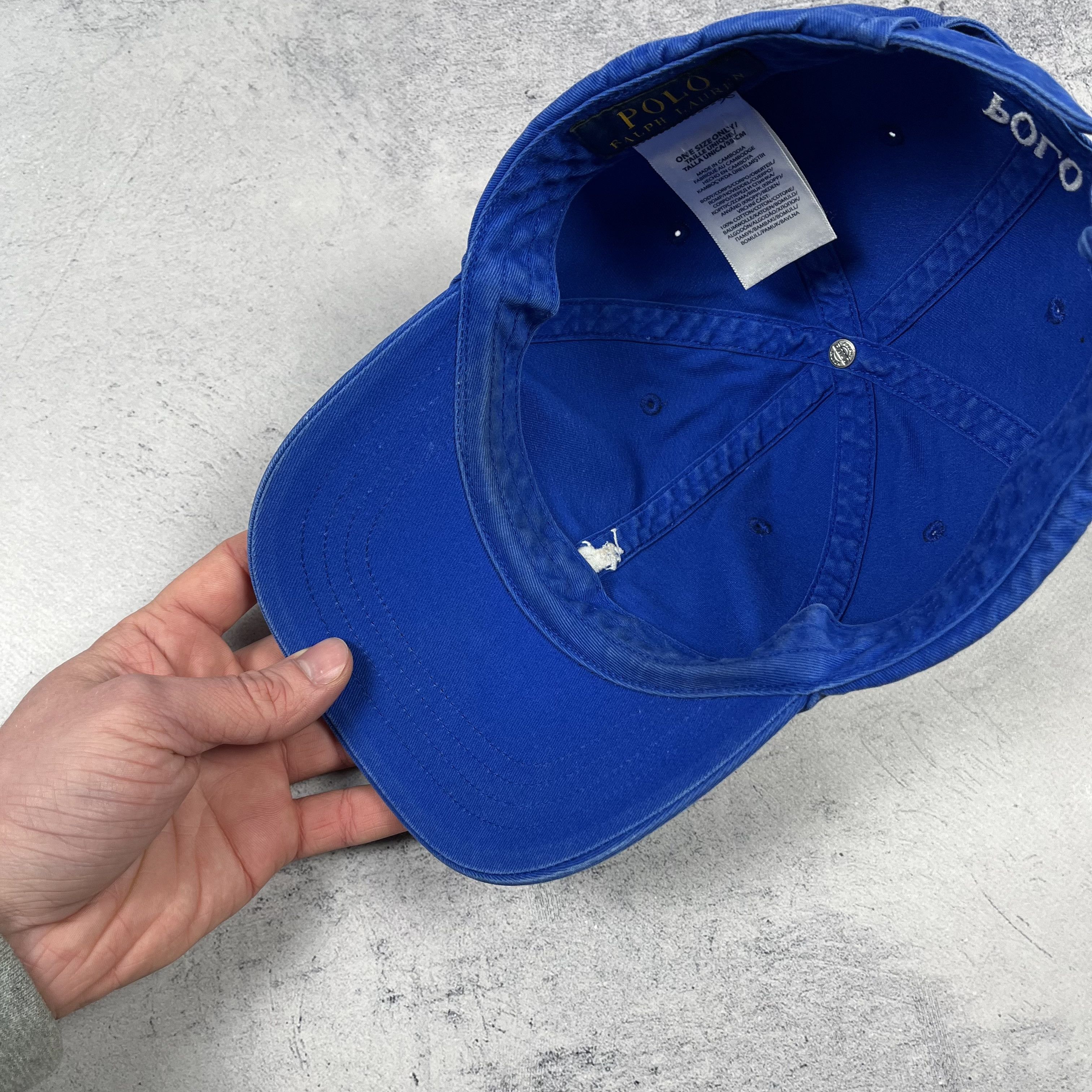 Polo Ralph Lauren VTG Polo Ralph Lauren White Pony Baseball Cap 00’s Size ONE SIZE - 11 Thumbnail