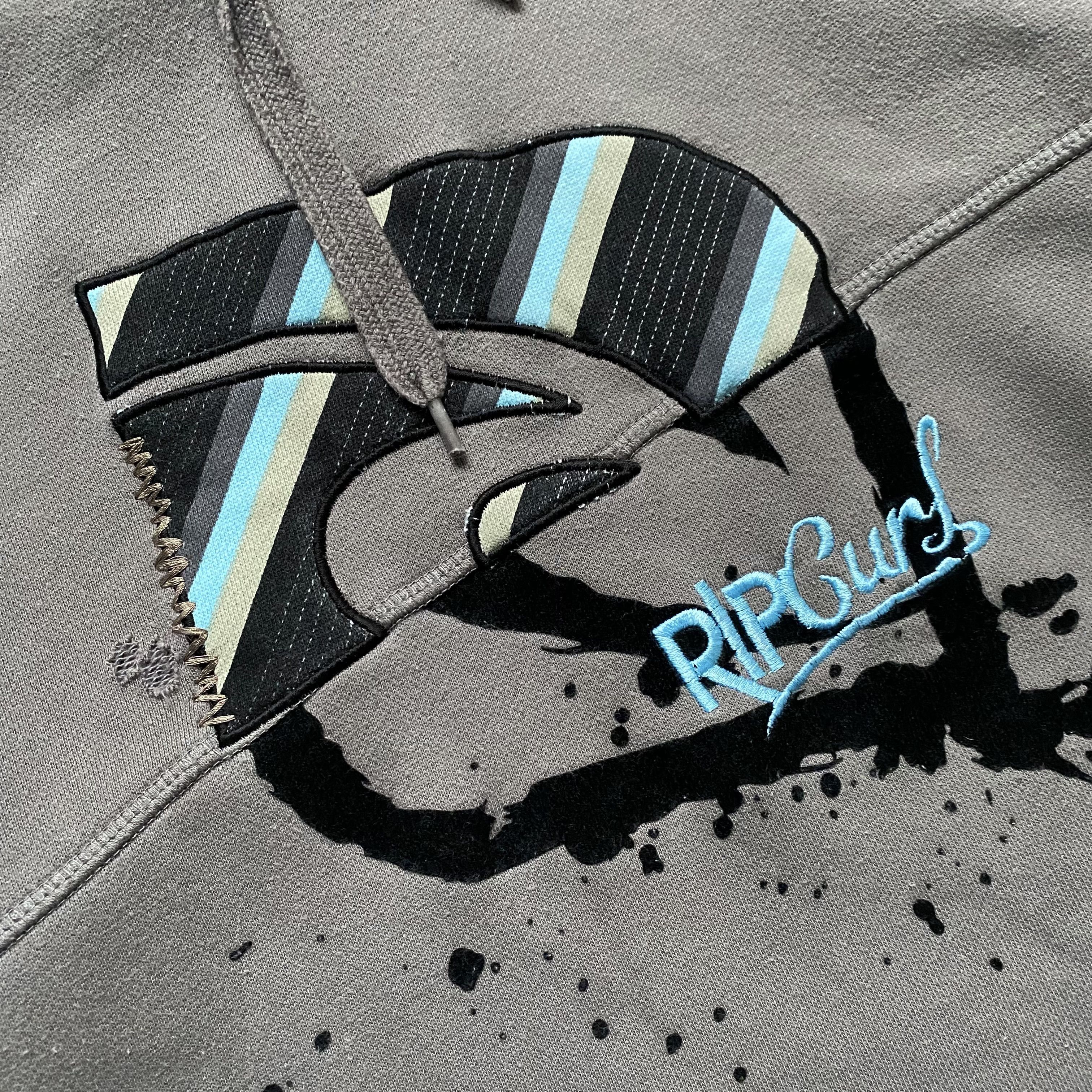Rip Curl 🔥 TRASHED Rip curl Faded Hoodie Surf Vintage Big Logo Y2K Size US XL / EU 56 / 4 - 4 Thumbnail