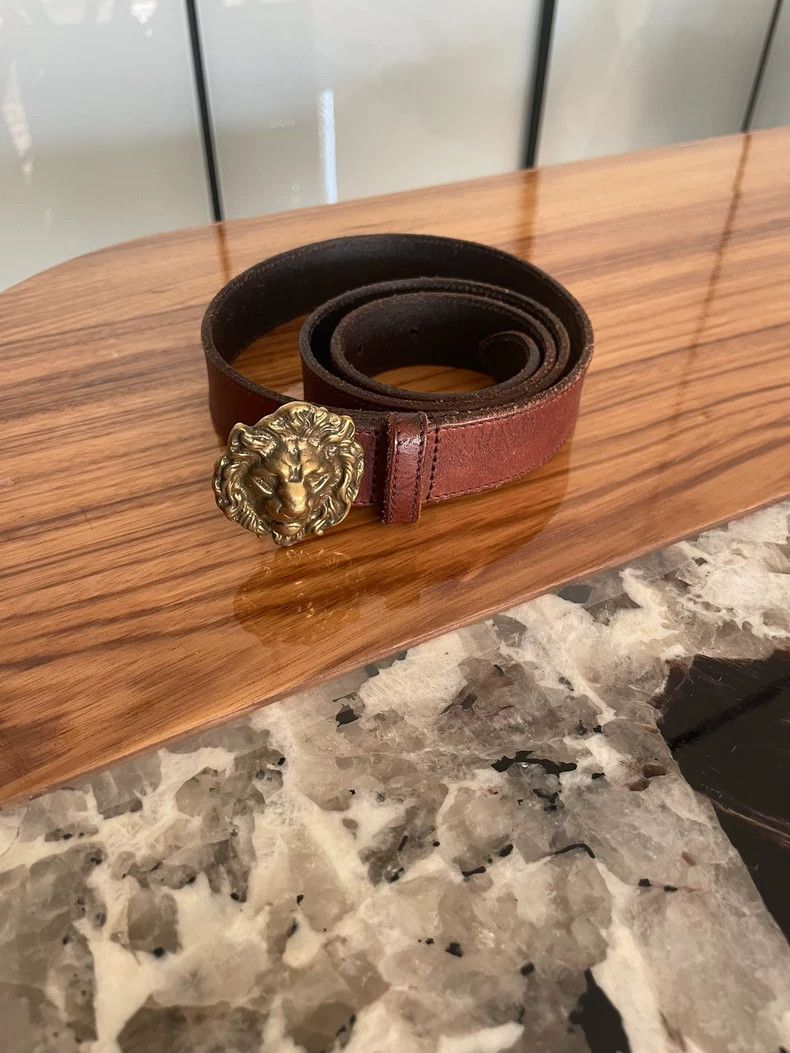 Saint Laurent Paris Saint Laurent Paris Lion's head belt Nextarrow-2505 Size ONE SIZE - 1 Thumbnail