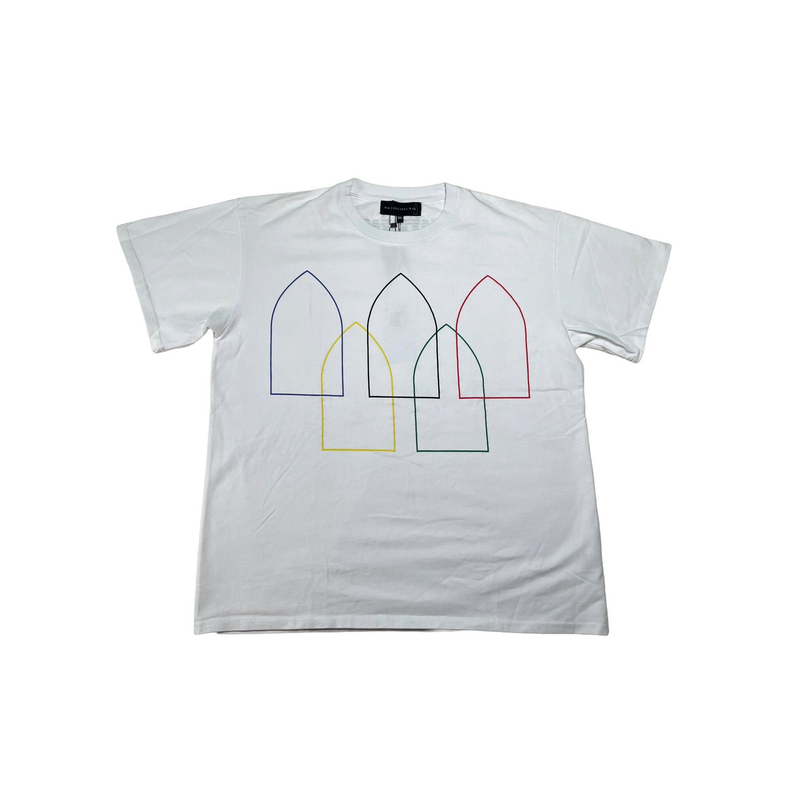 WDW Interwoven Window White Tee