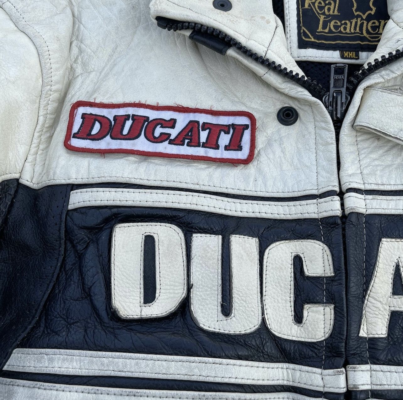 Ducati × Genuine Leather Vintage Ducati Real Leather Jacket Size US XXL / EU 58 / 5 - 13 Thumbnail
