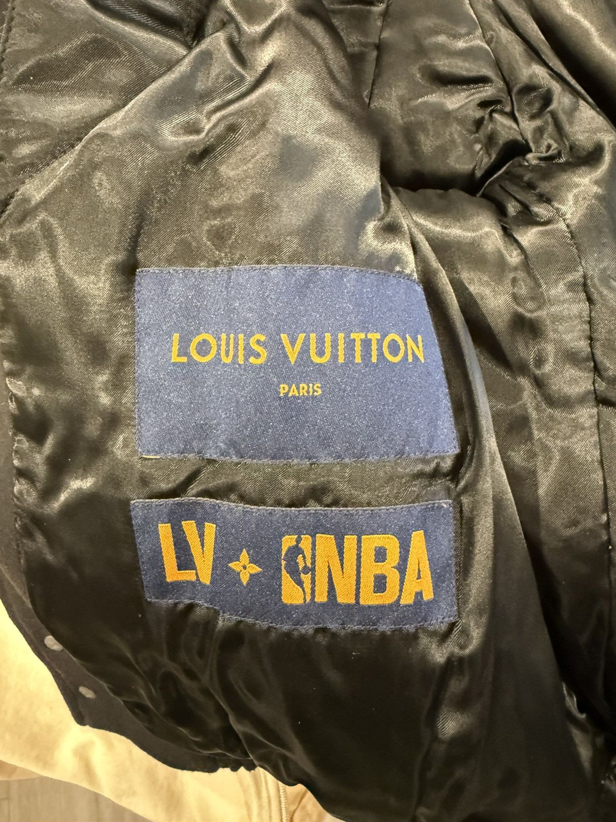Louis Vuitton Louis Vuitton NBA Wool Leather Monogram Jacket Size US L / EU 52-54 / 3 - 6 Thumbnail