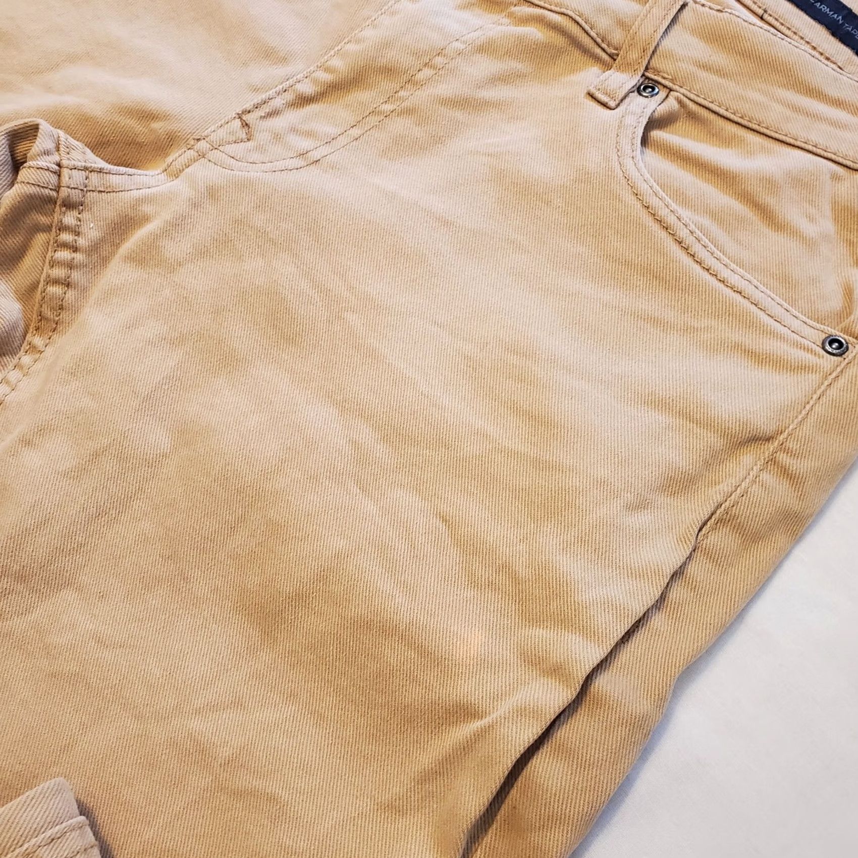 Vintage American Tall Men's Brown 34x35 Tapered Fit Chino Pants Denim Size US 34 / EU 50 - 4 Thumbnail