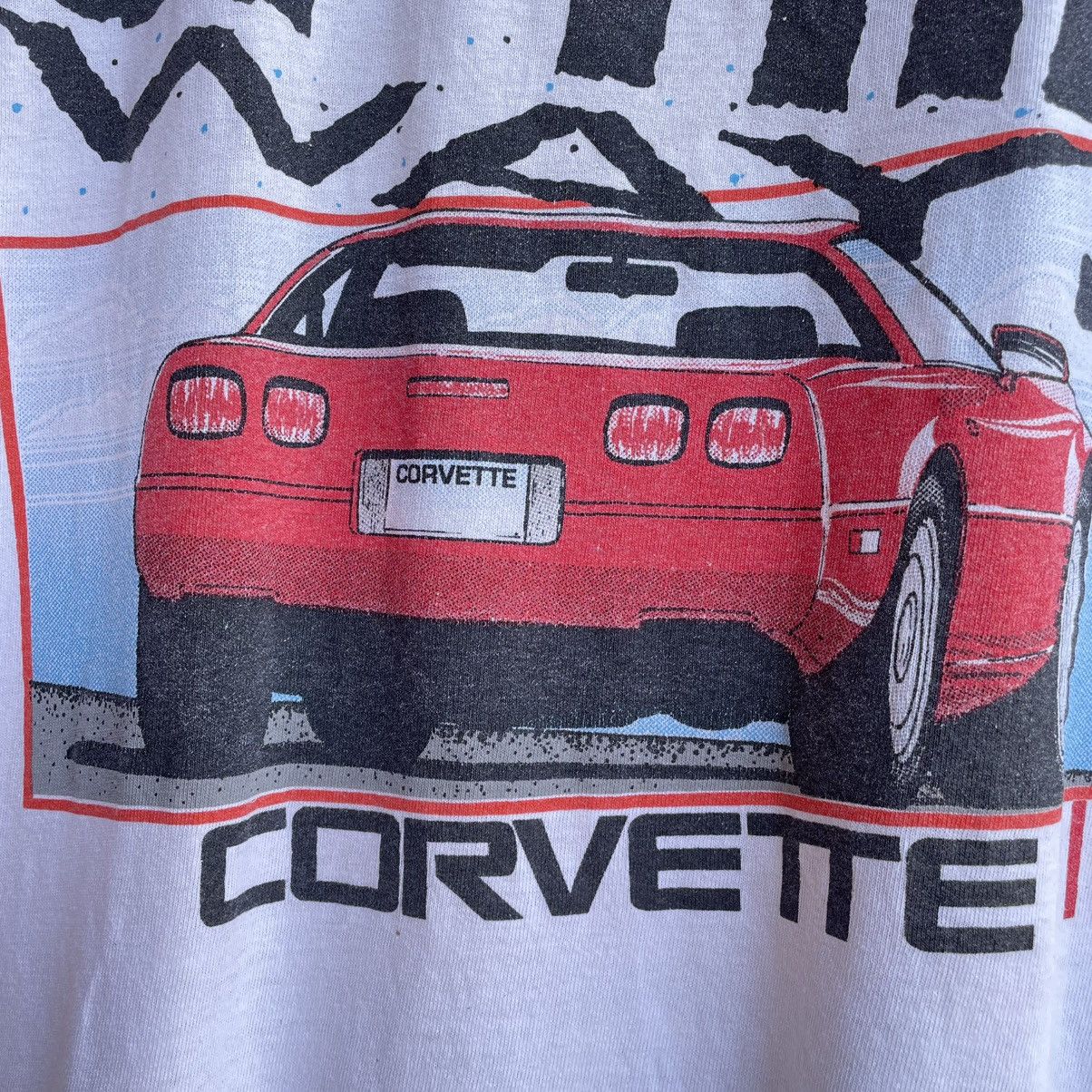 Vintage Corvette Chevrolet Official Tee Vintage Size US XL / EU 56 / 4 - 13 Thumbnail