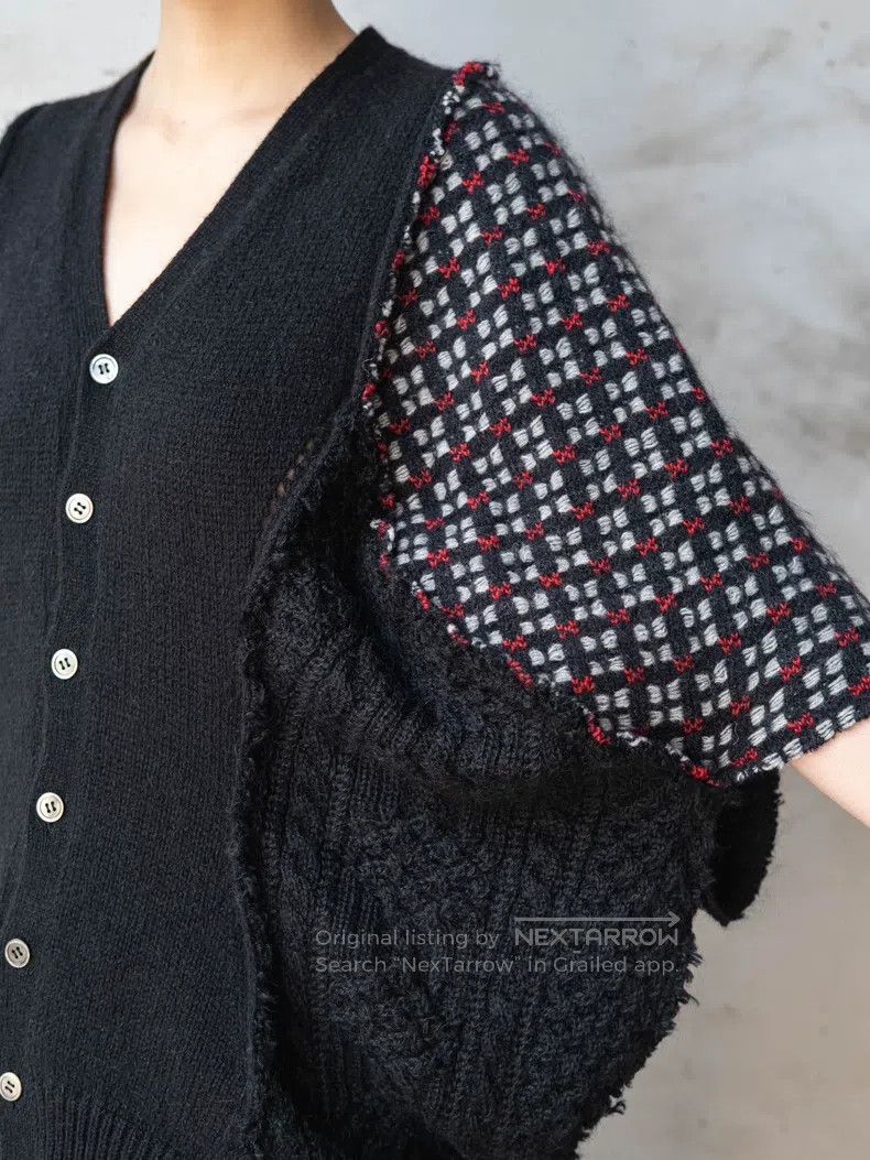 Junya Watanabe Junya Watanabe Fun patchwork knitted sweater Size S / US 4 / IT 40 - 6 Thumbnail