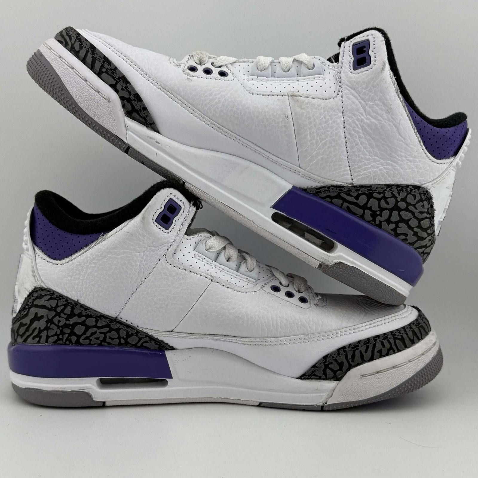 Jordan Brand Jordan 3 Dark Iris 5Y Used Size US 5 / EU 37 - 7 Thumbnail