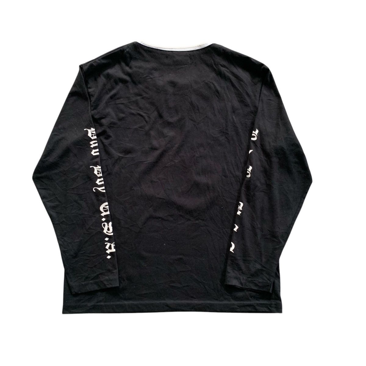 Japanese Brand Y2k Bad Boy USA Poem Grunge LGB Longsleeve Tshirt Size US L / EU 52-54 / 3 - 7 Thumbnail
