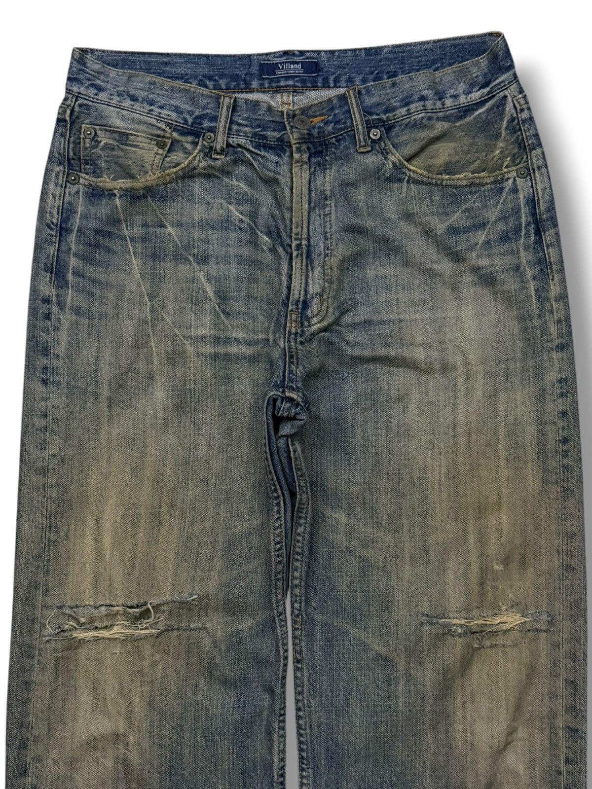 Japanese Brand Vintage Villand Japanese Denim Jeans | Relaxed Wide Fit W32 Size US 32 / EU 48 - 4 Thumbnail