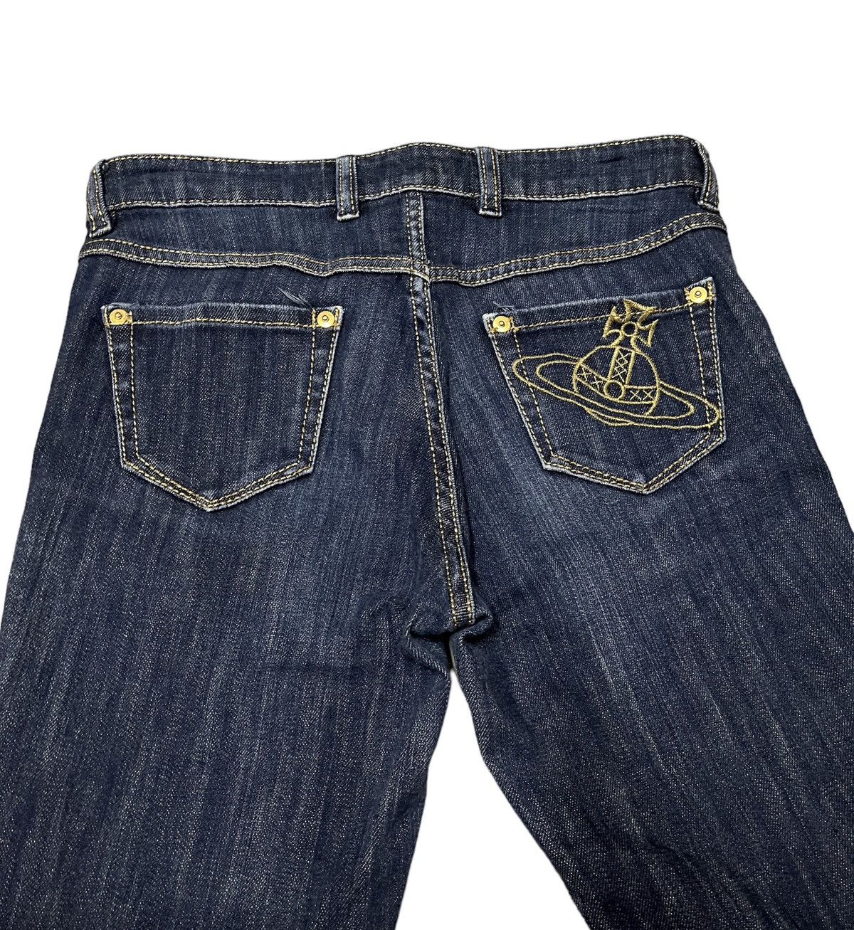 Vivienne Westwood Vivien Westwood embroided logo jeans Size 29" - 3 Thumbnail