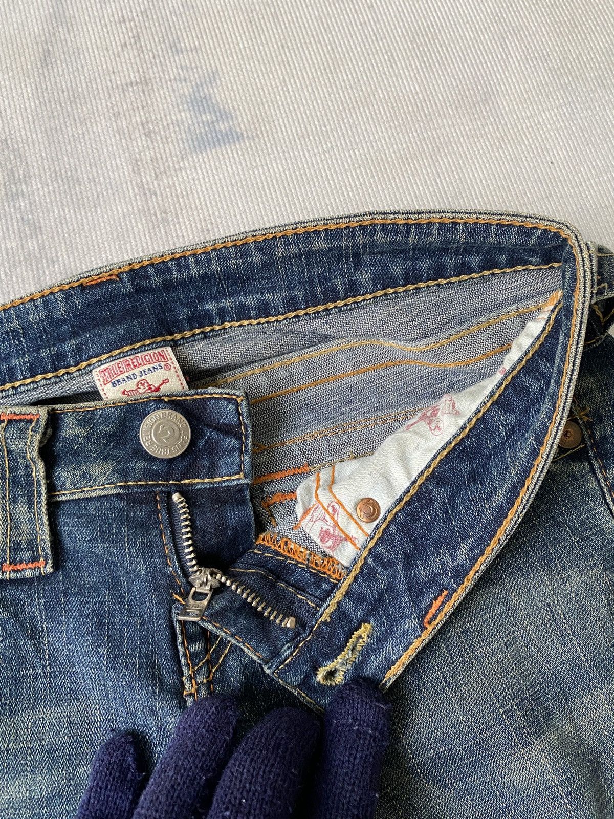 True Religion True Religion Low Rise Flare Denim Size US 26 / EU 42 - 18 Thumbnail