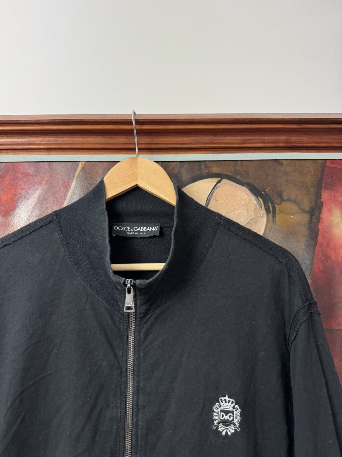 Dolce & Gabbana Dolce & Gabbana Vintage Y2k Og 1/4 Zip Luxury Designer Rare Size US XL / EU 56 / 4 - 2 Thumbnail