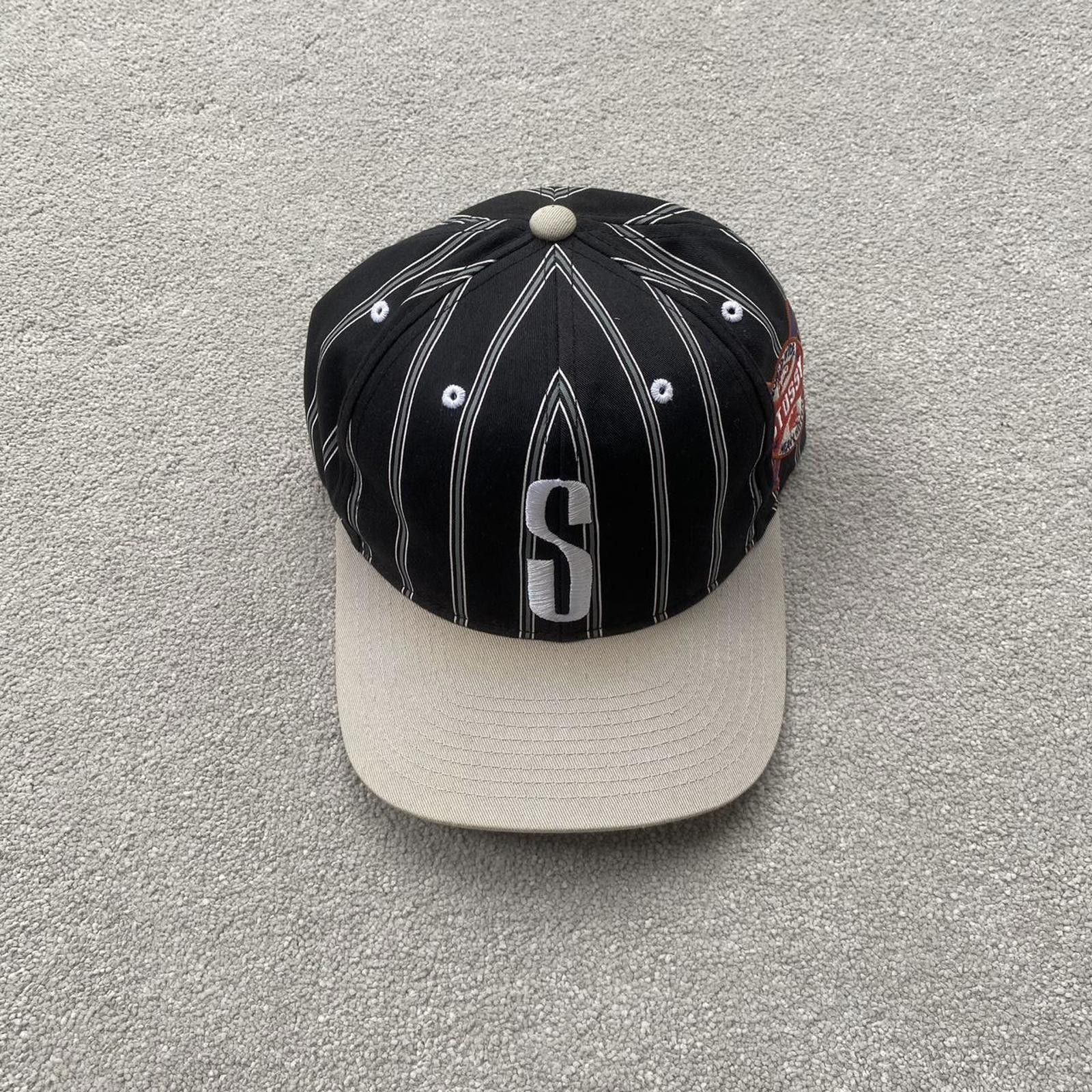 Stussy Vintage Stussy Pinstriped Cap. Size ONE SIZE - 1 Thumbnail