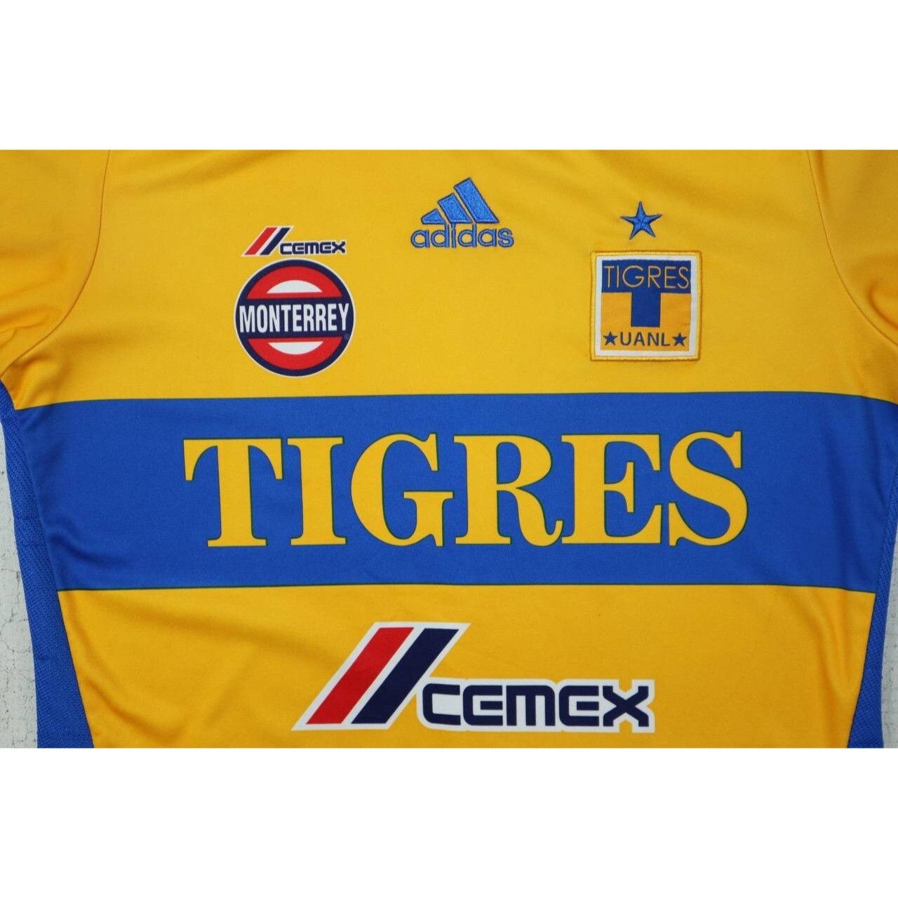 Adidas 2012/13 Adidas Tigres UANL FMF Soccer Jersey - Size S Yellow Size US S / EU 44-46 / 1 - 4 Thumbnail