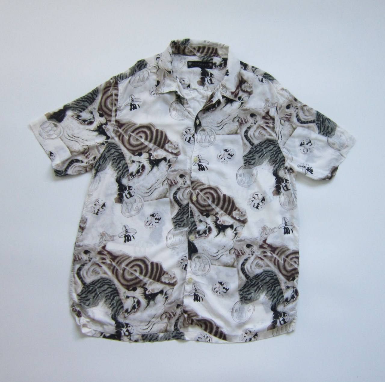 Allsaints Allsaints Akita SS Shirt Hawaiian Floral Tiger Beast Size US XL / EU 56 / 4 - 1 Thumbnail