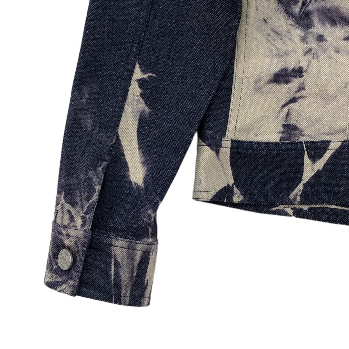 Celine Vintage CELINE SS2000 Denim Tie Dye Indigo Tucker Jacket Size M / US 6-8 / IT 42-44 - 12 Thumbnail
