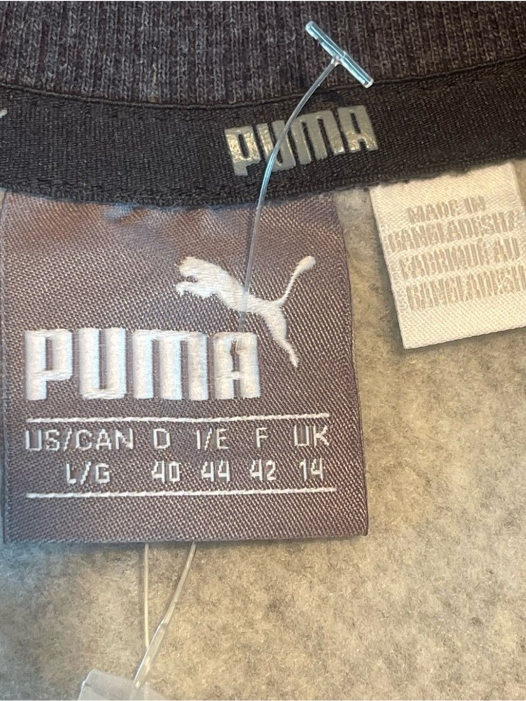 Puma Puma Athletic Fleece Sweatshirt Dress Dark L NWT Athleisure Size L / US 10 / IT 46 - 10 Thumbnail