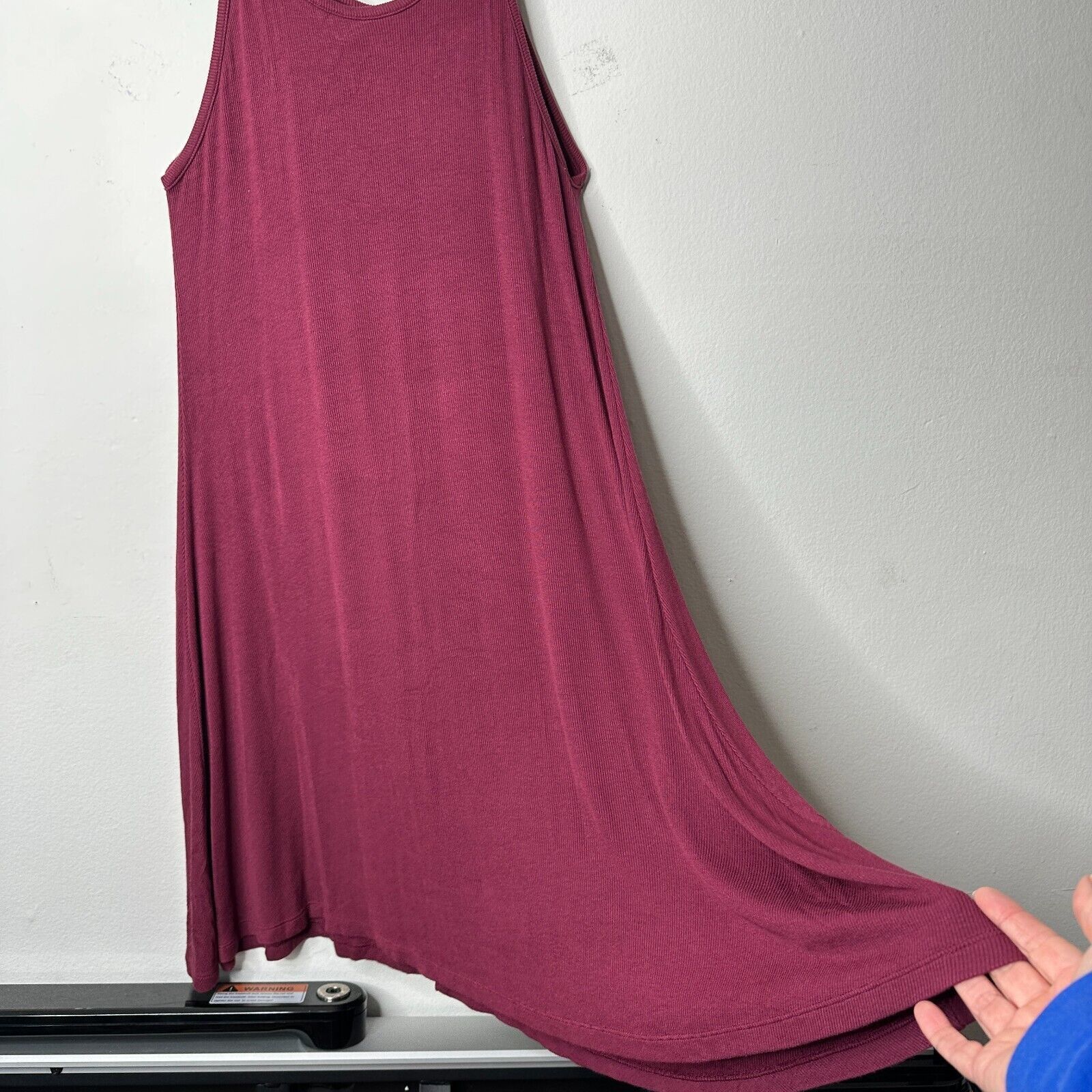 Old Navy Old Navy Soft Burgundy Swing Summer Tank Dress Above Knee S Size S / US 4 / IT 40 - 5 Thumbnail