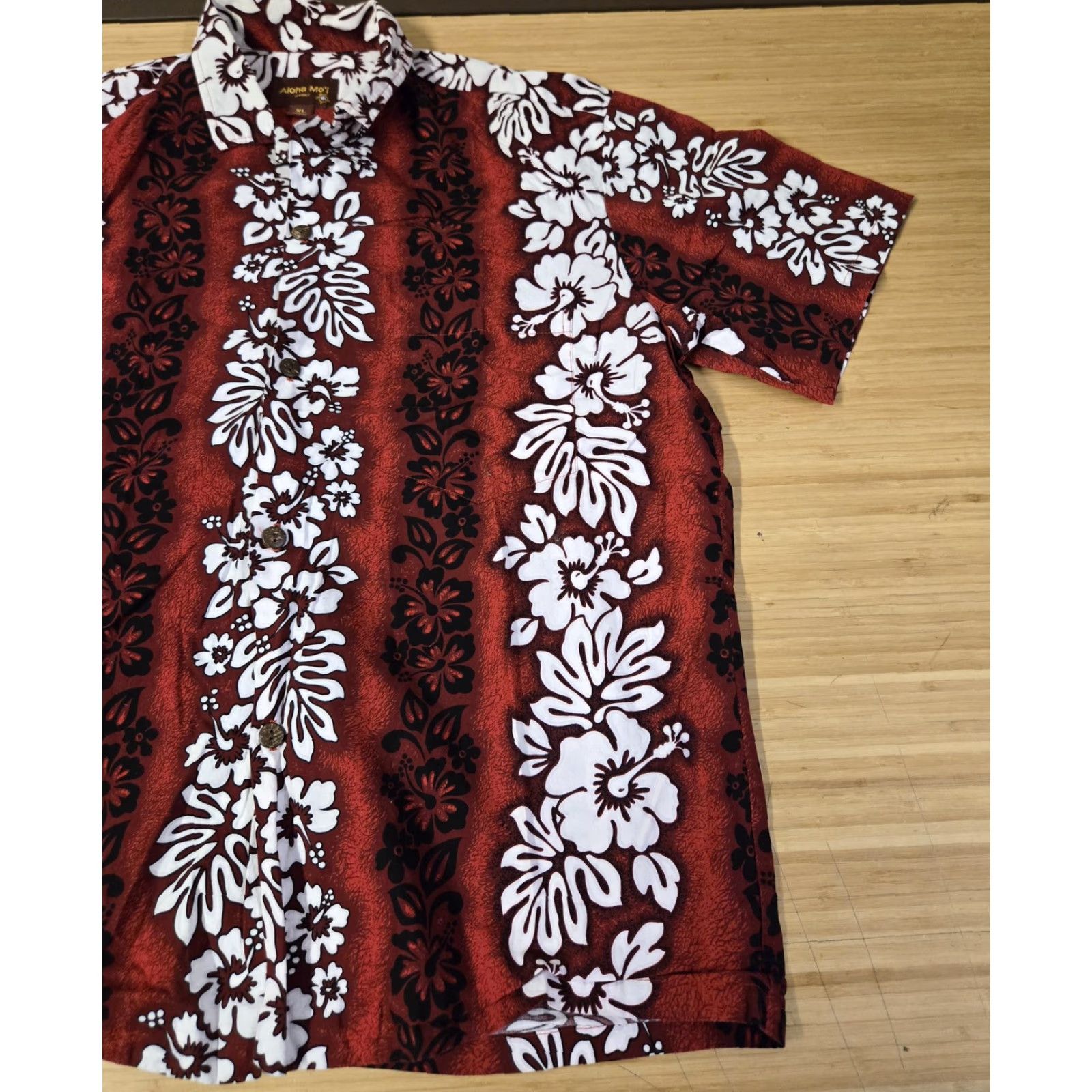 ALOHAS Aloha Mo'i Hawaii Hawaiian Shirt Mens XL Hibiscus Floral Made in Hawaii USA Shirt Size US XL / EU 56 / 4 - 2 Thumbnail