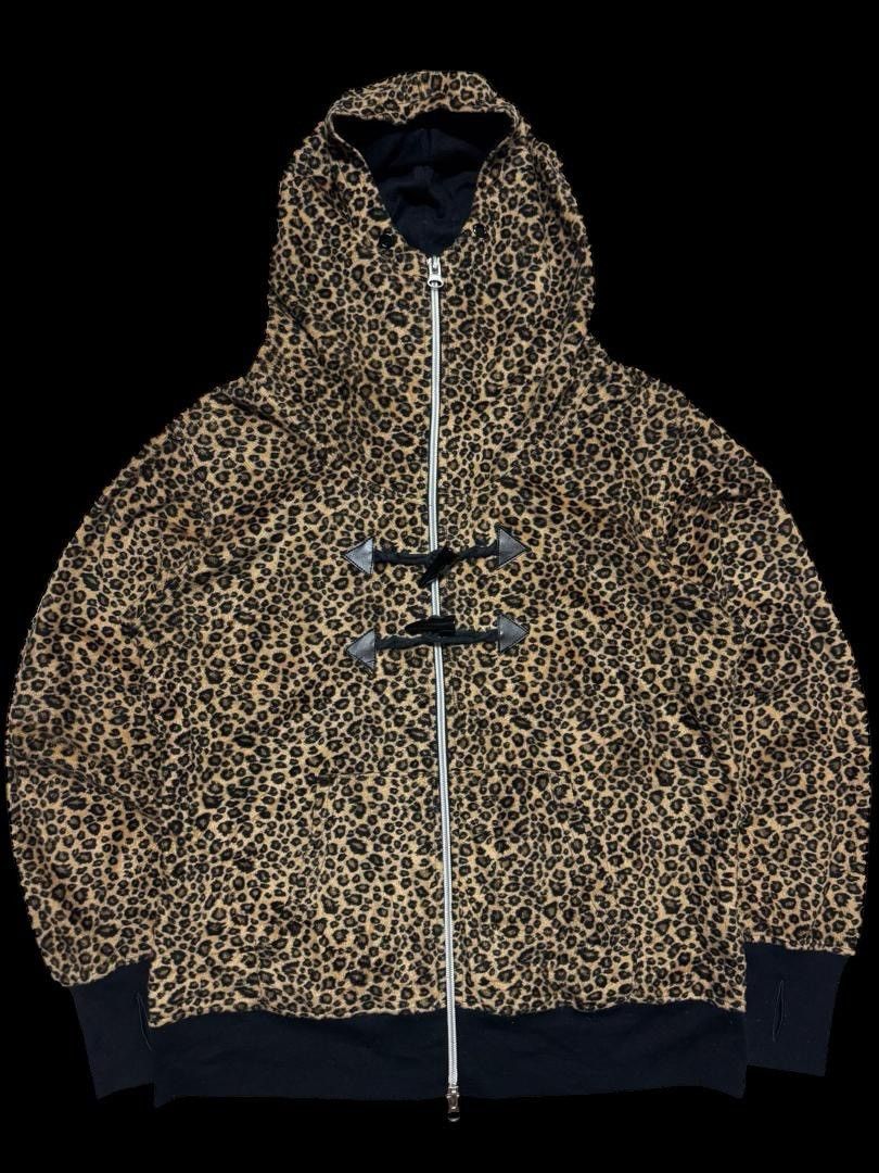 If Six Was Nine 💥Leopard💥Insane 90s Style Soves Leopard Toggle Fully Hoodie Size US L / EU 52-54 / 3 - 2 Thumbnail